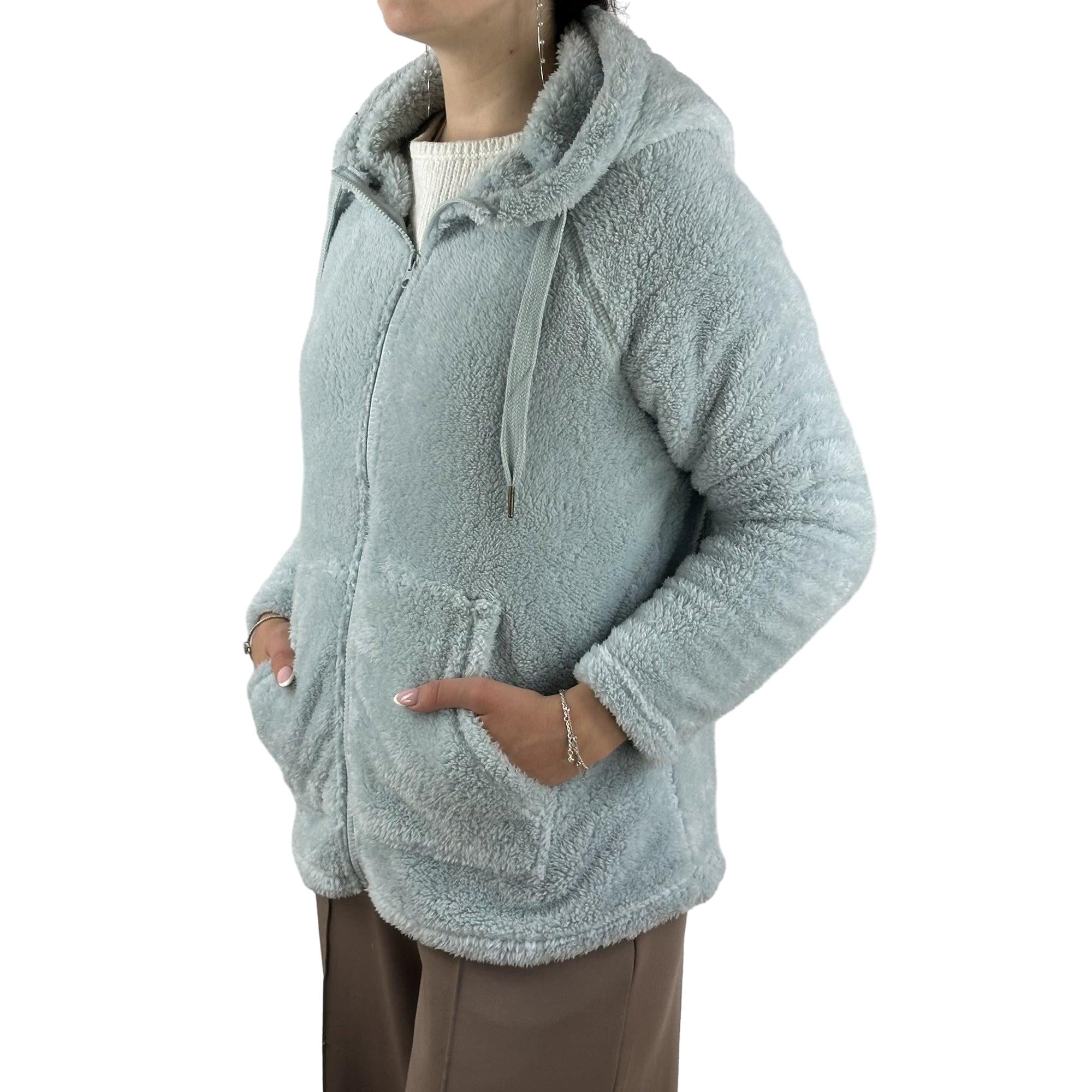 Fleecejacke mit Kapuze. Mode von M.X.O. Seidel Moden Onlineshop