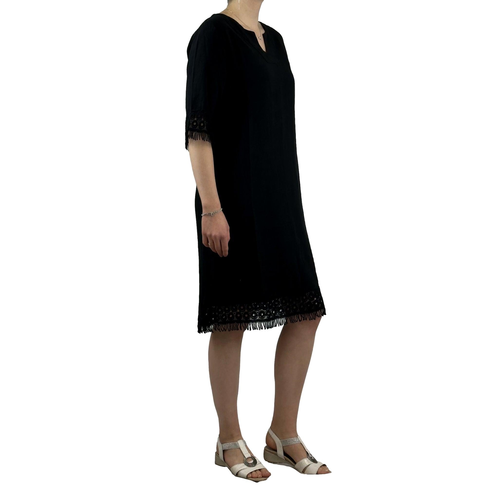 Kleid mit Fransen. Mode von M.X.O. Seidel Moden Onlineshop