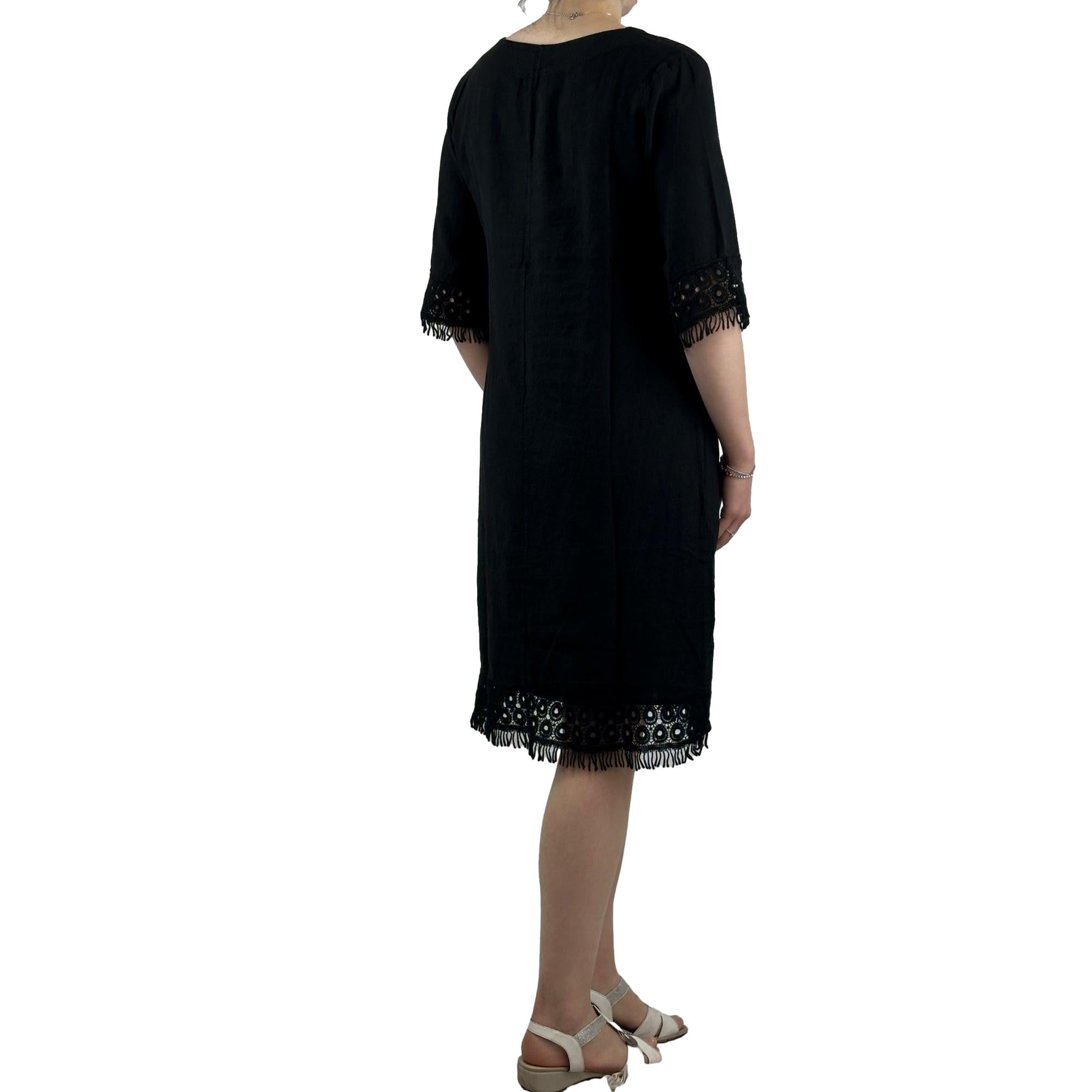 Kleid mit Fransen. Mode von M.X.O. Seidel Moden Onlineshop