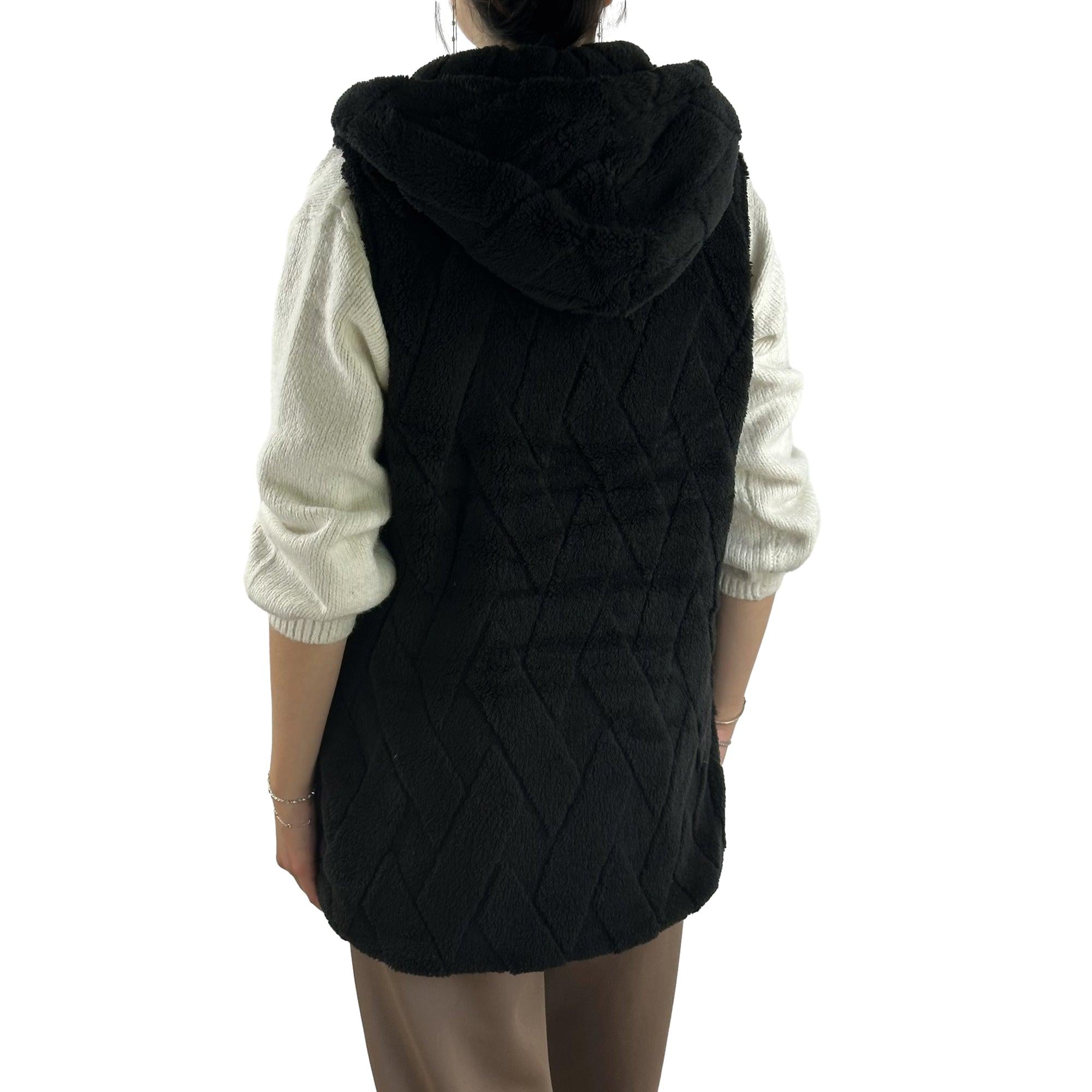 Long Weste in Flauschqualität. Mode von M.X.O. Seidel Moden Onlineshop