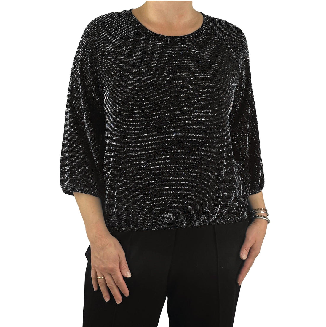 Shirt mit Lurex. Mode von M.X.O. Seidel Moden Onlineshop