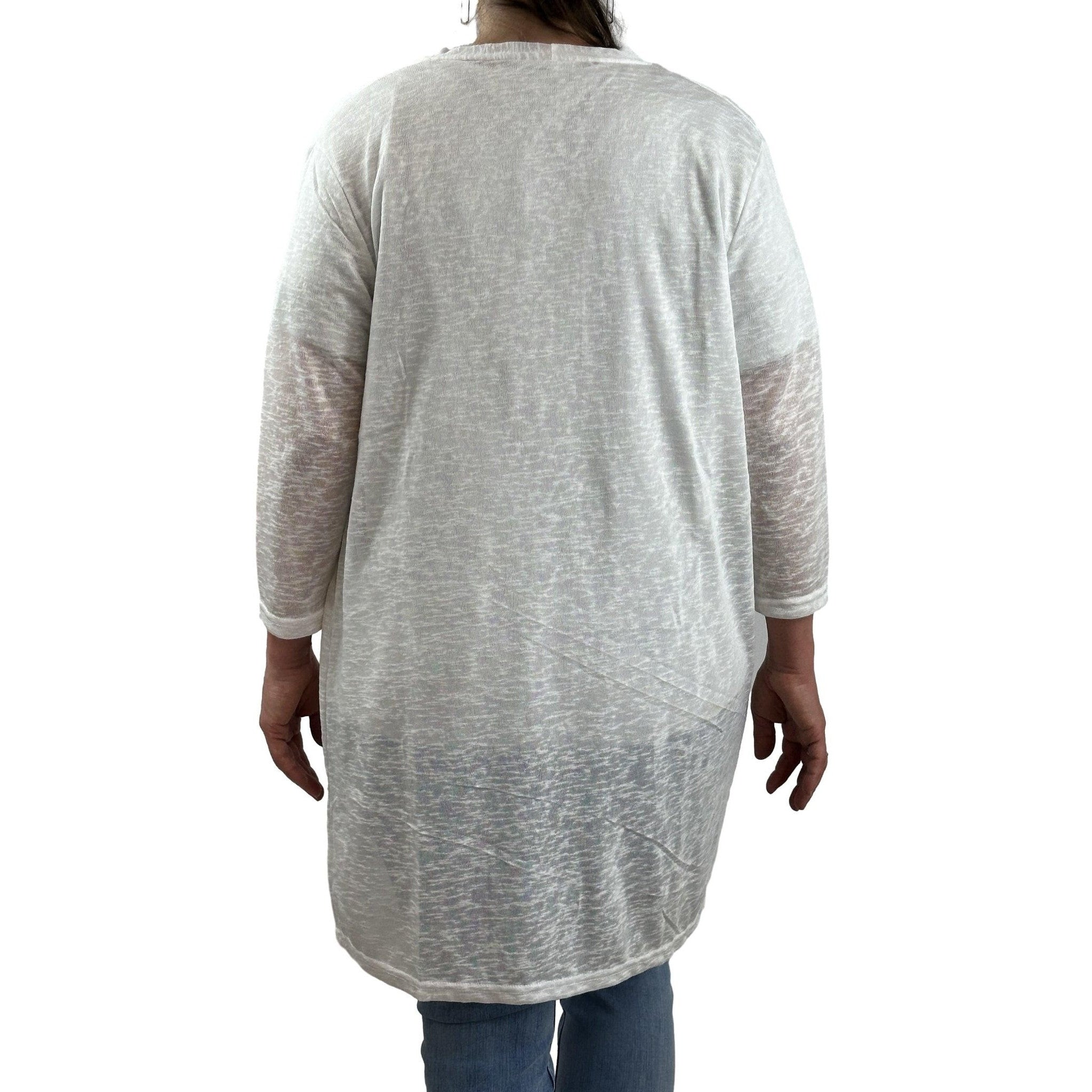 Lange, leichte Strickjacke. Mode von M.X.O. Seidel Moden Onlineshop