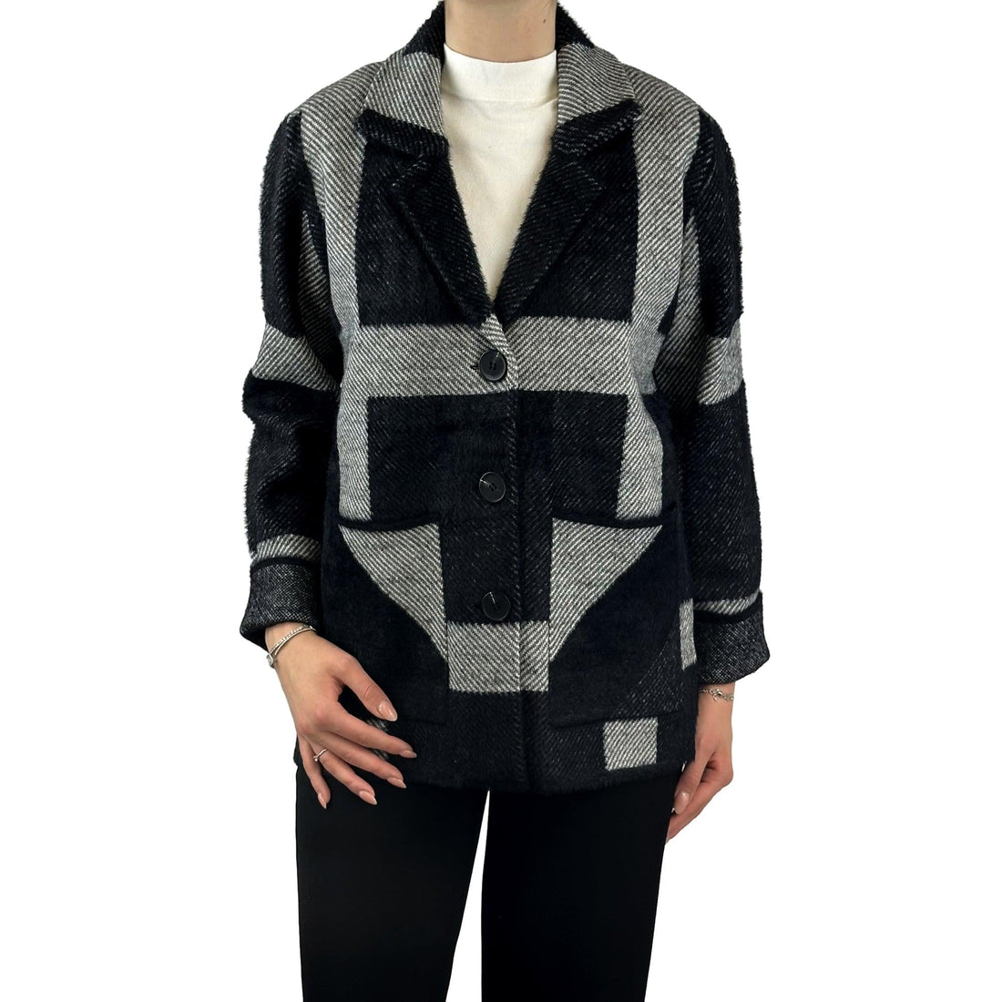 Strickjacke mit Muster. Mode von M.X.O. Seidel Moden Onlineshop