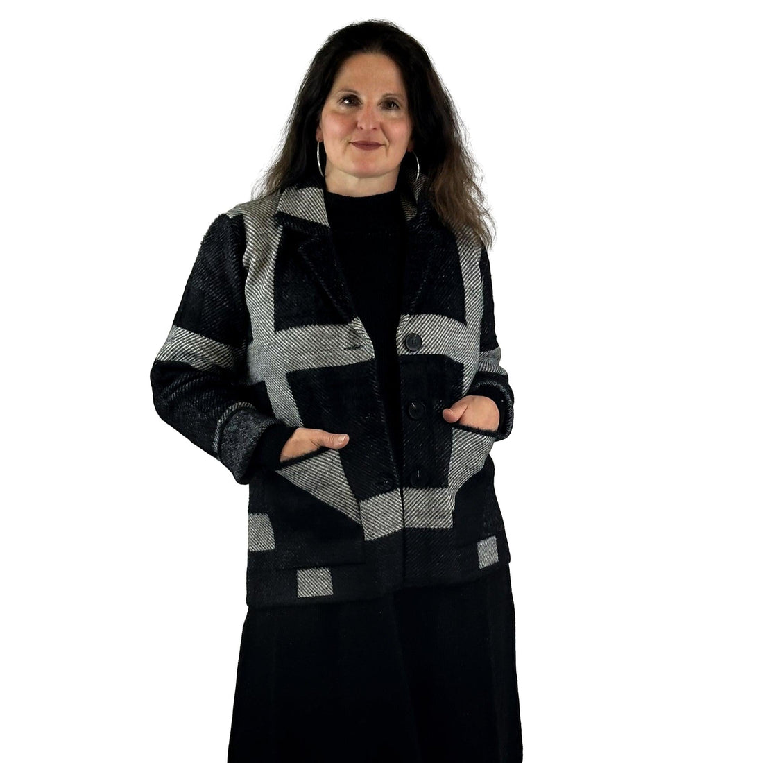 Strickjacke mit Muster. Mode von M.X.O. Seidel Moden Onlineshop