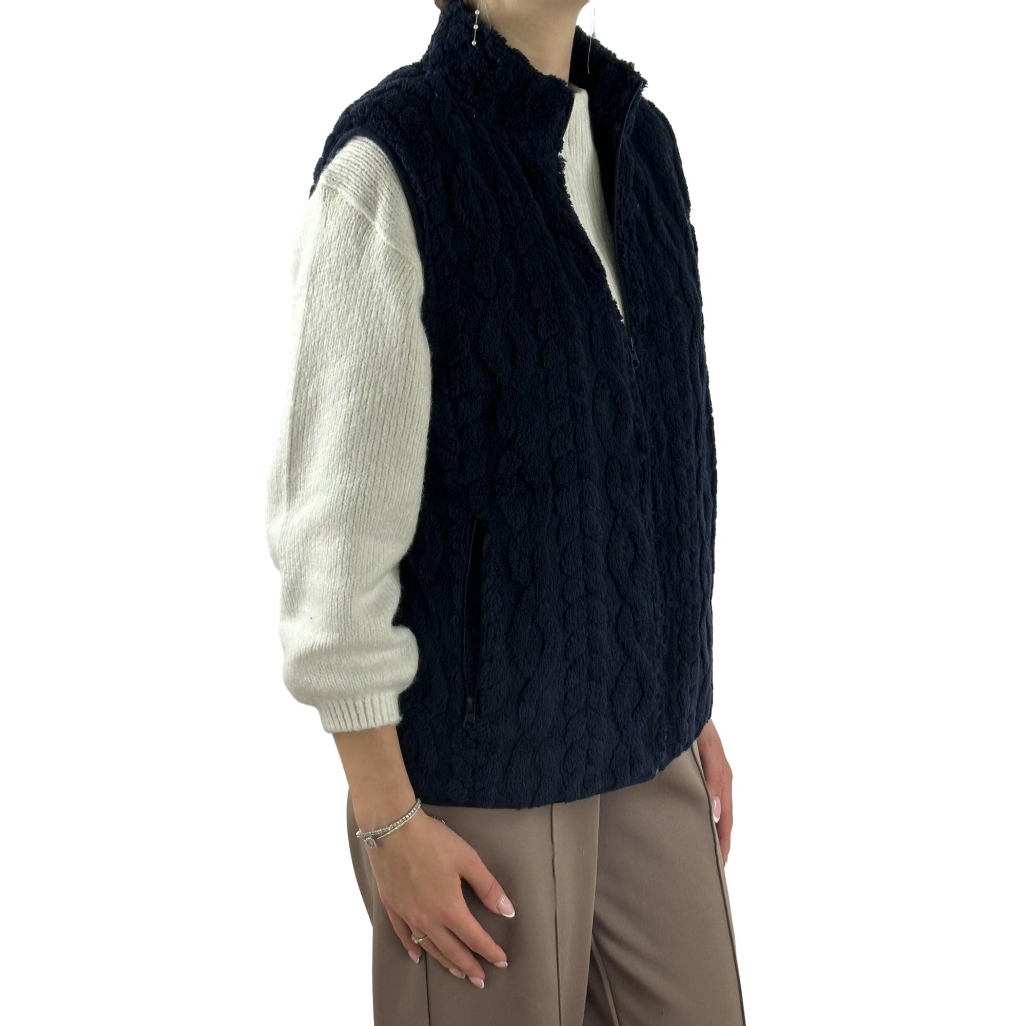 Weste in Flauschqualität. Mode von M.X.O. Seidel Moden Onlineshop