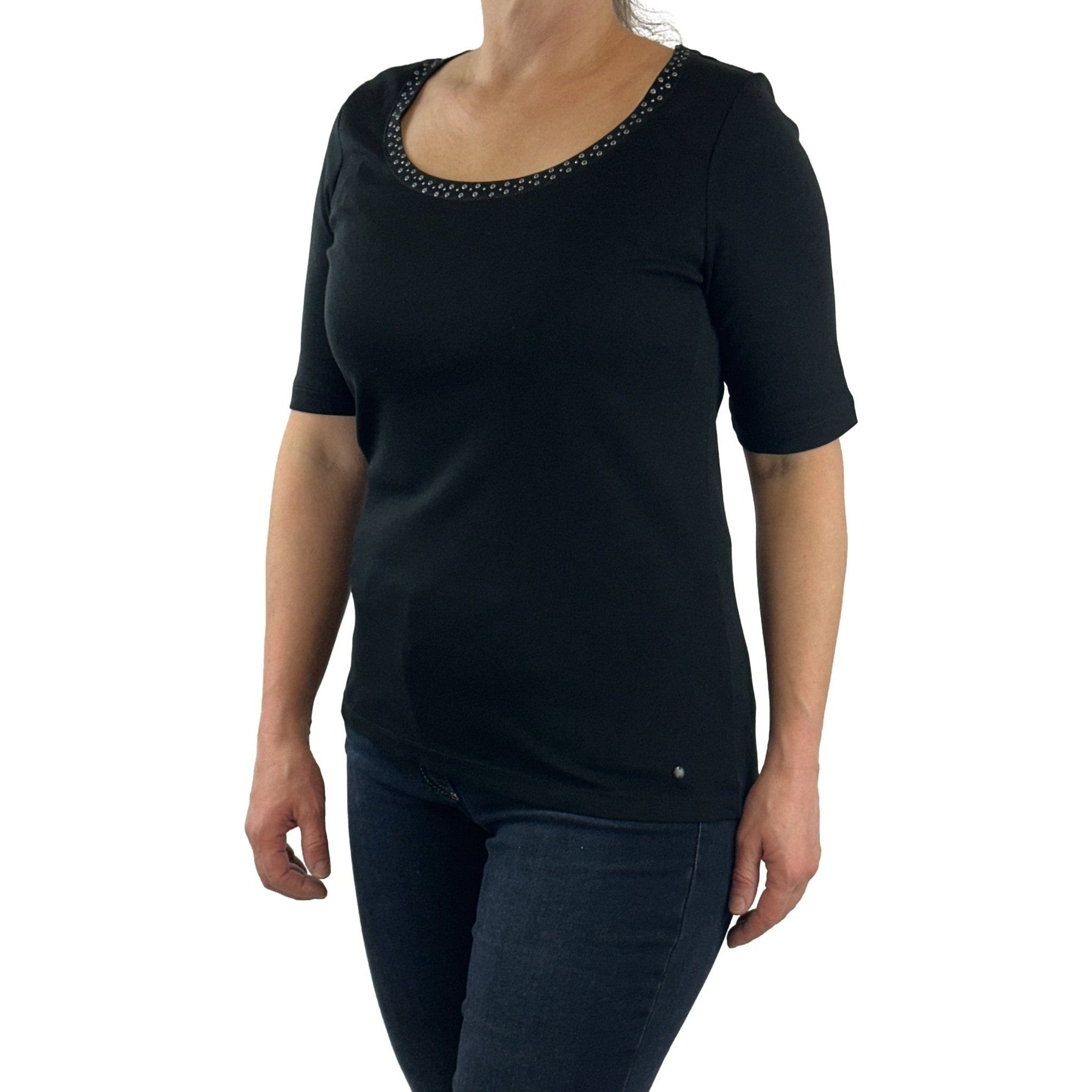 Shirt mit Nieten aus Baumwolle. Mode von Seidel. Seidel Moden Onlineshop