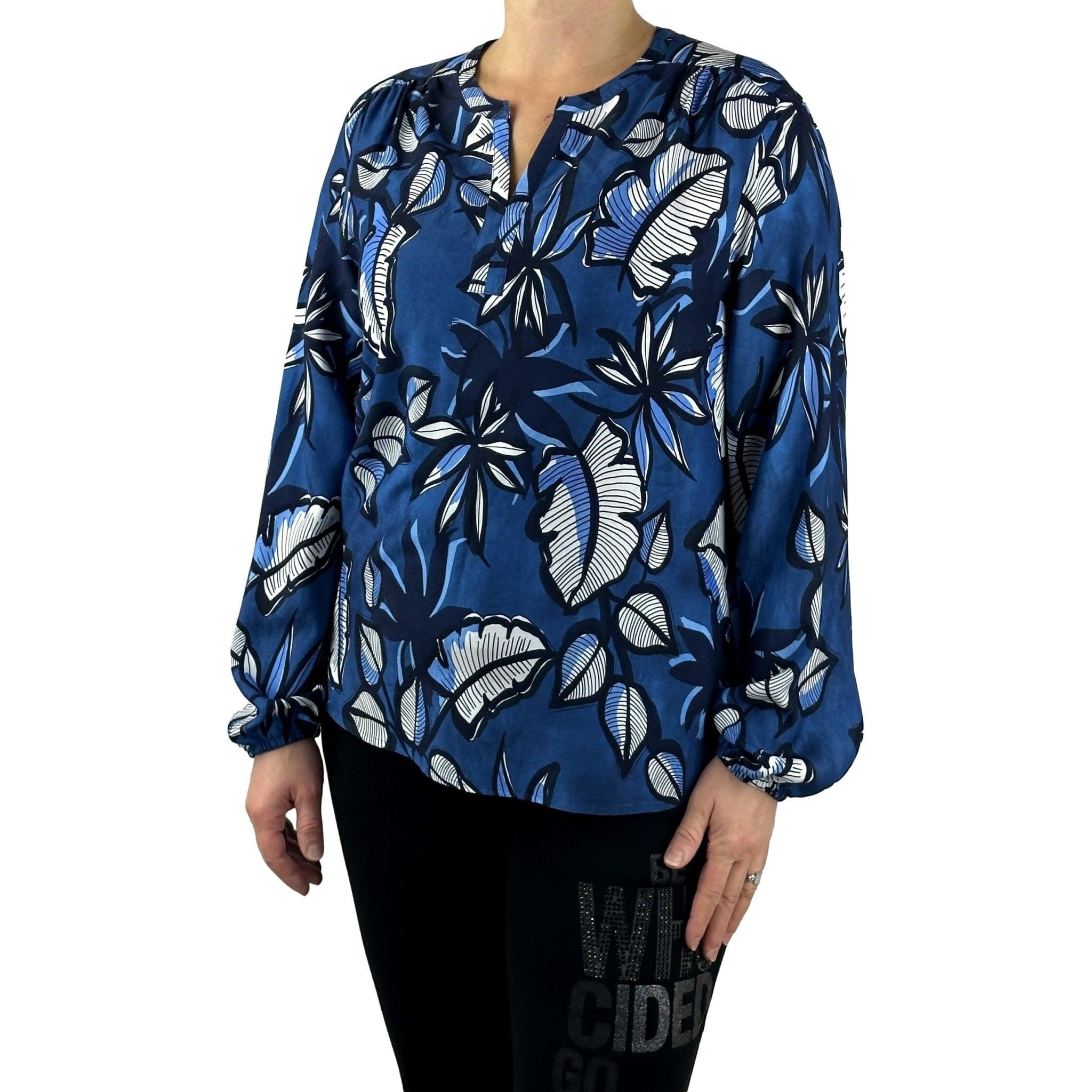 Schluse mit floralem Print. Mode von Rabe. Seidel Moden Onlineshop