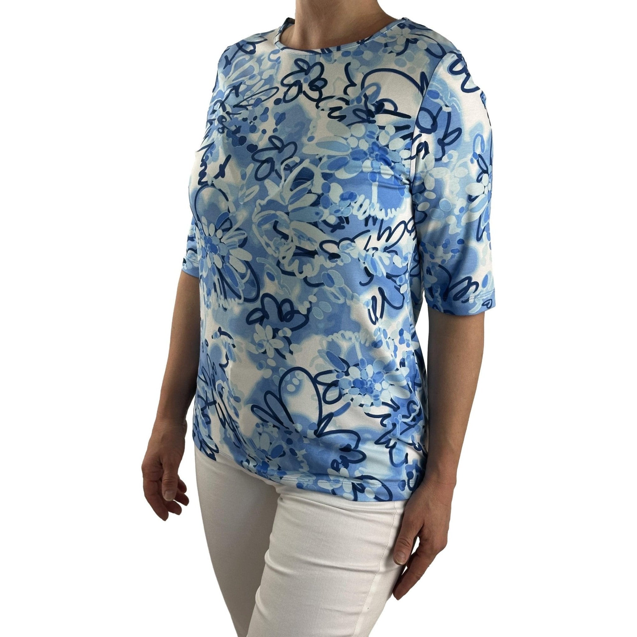 Shirt mit floralem Allover-Print. Mode von Rabe. Seidel Moden Onlineshop