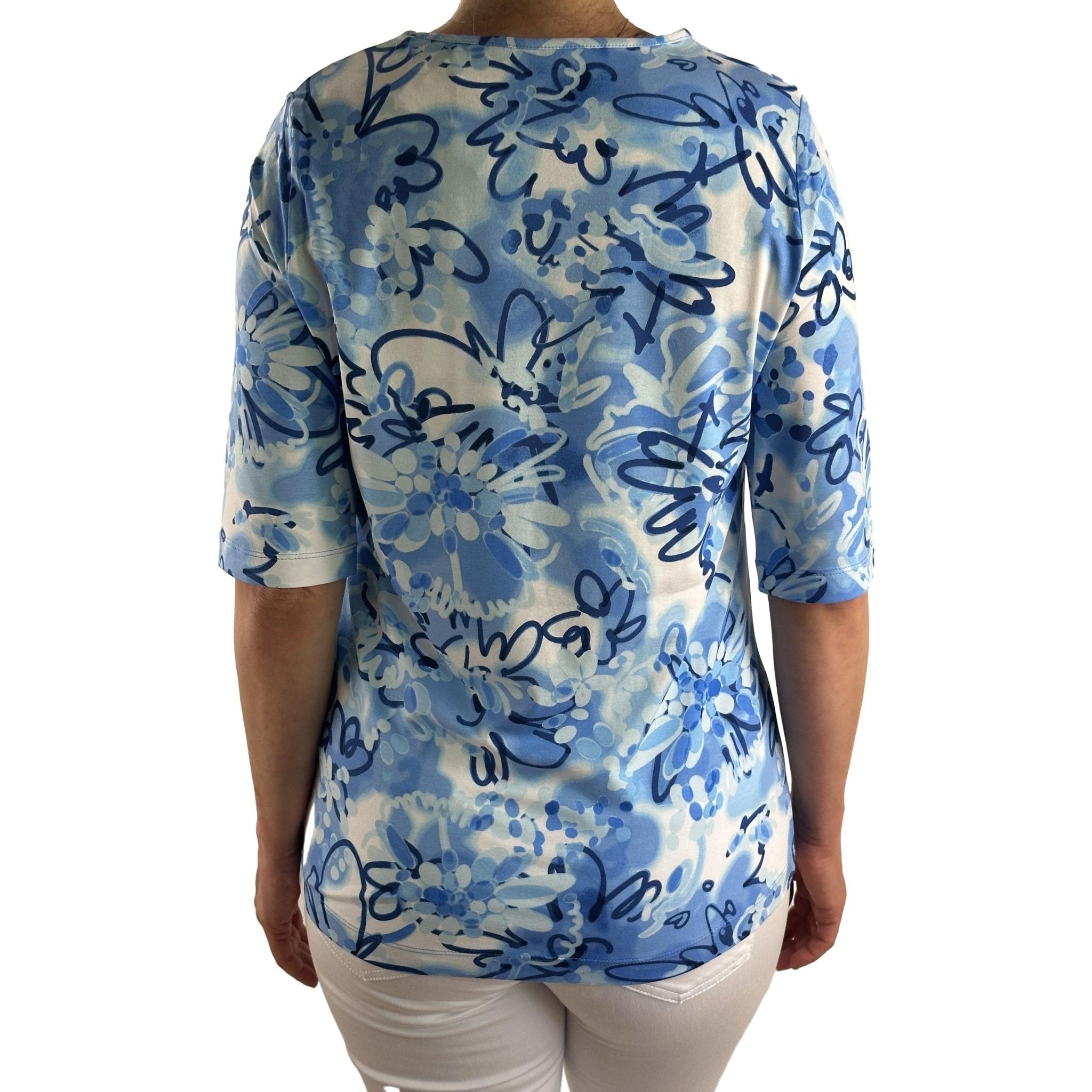 Shirt mit floralem Allover-Print. Mode von Rabe. Seidel Moden Onlineshop