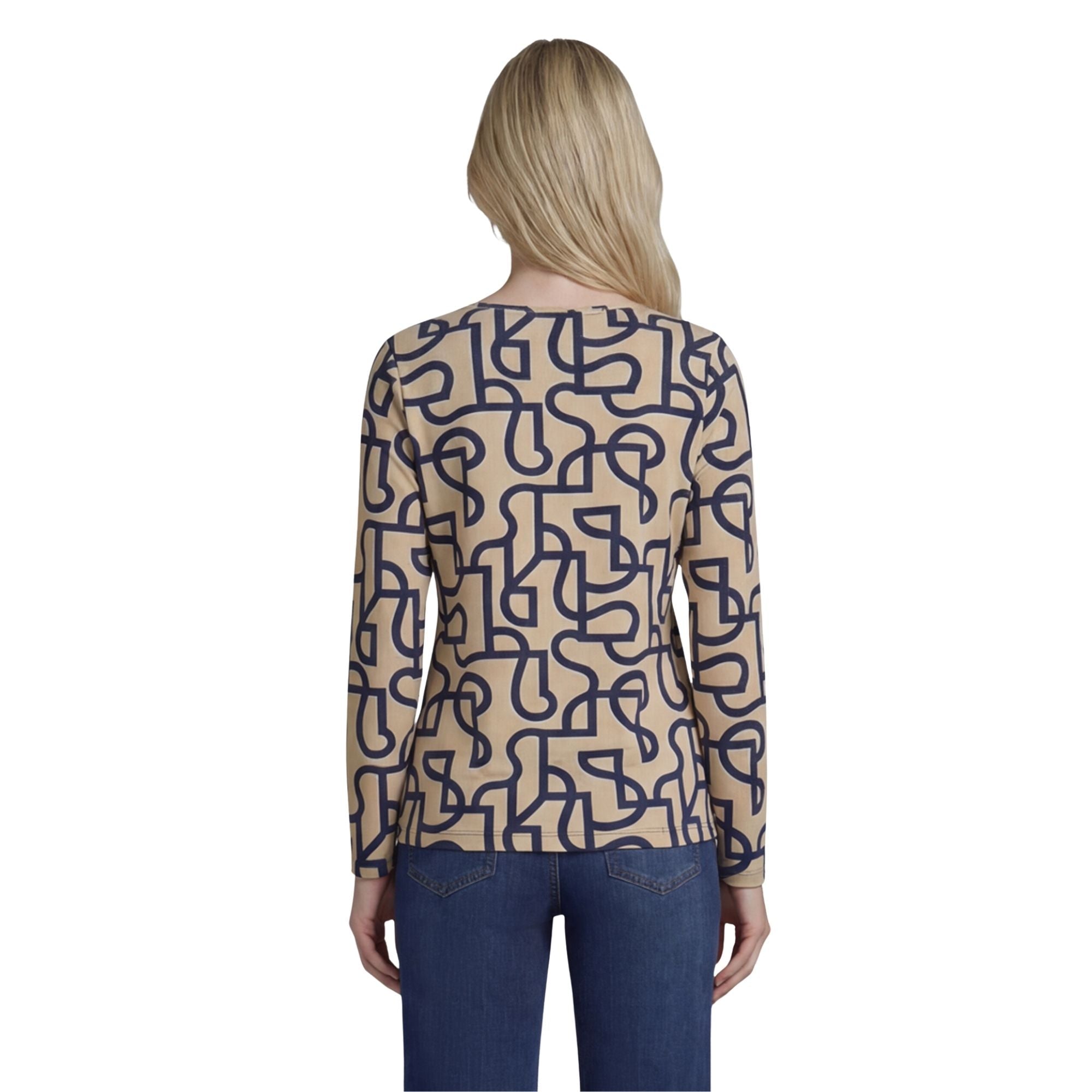 Shirt gemustert - Mode von Rabe