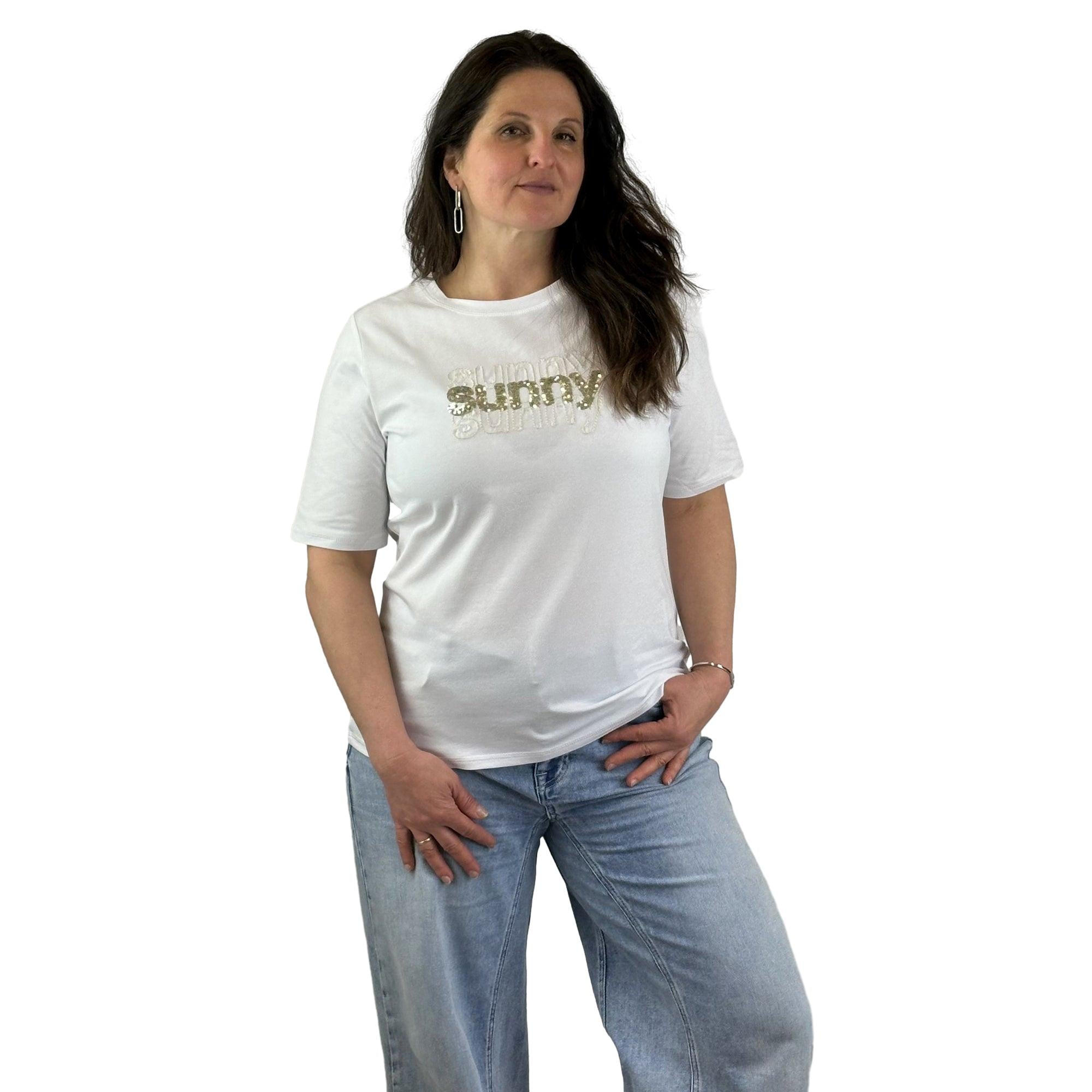 Shirt mit Schriftzug. Mode von Rabe. Seidel Moden Onlineshop