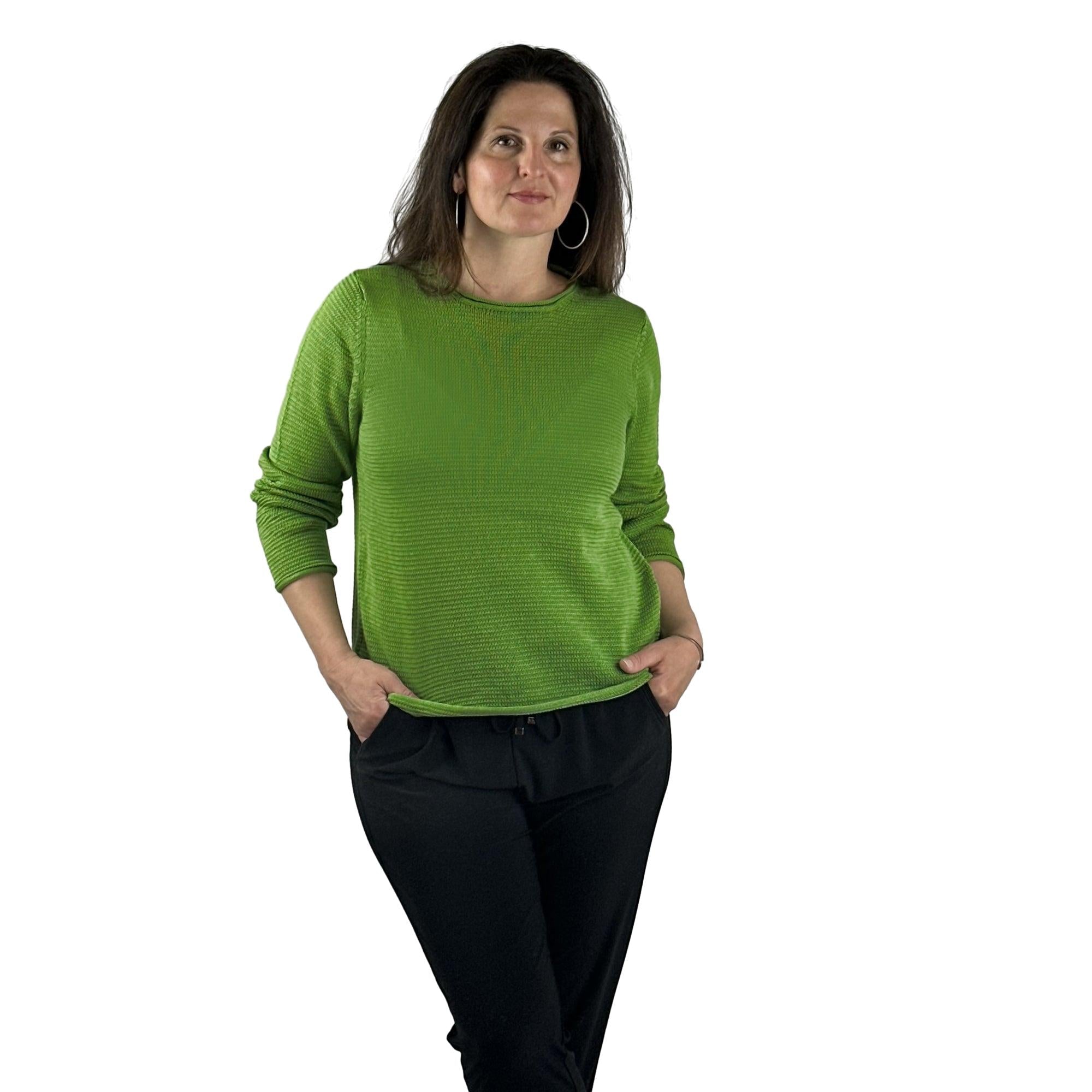 Pullover mit angeschnittenem Kragen. Mode von Rabe. Seidel Moden Onlineshop
