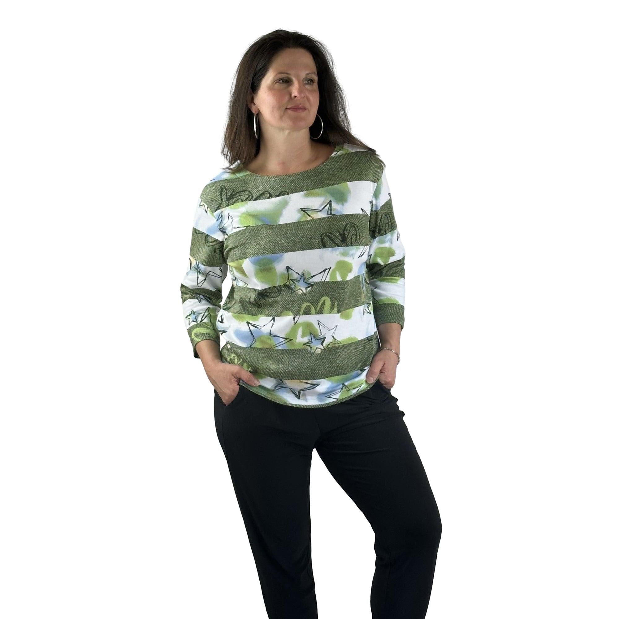 Sweatshirt mit Print. Mode von Rabe. Seidel Moden Onlineshop