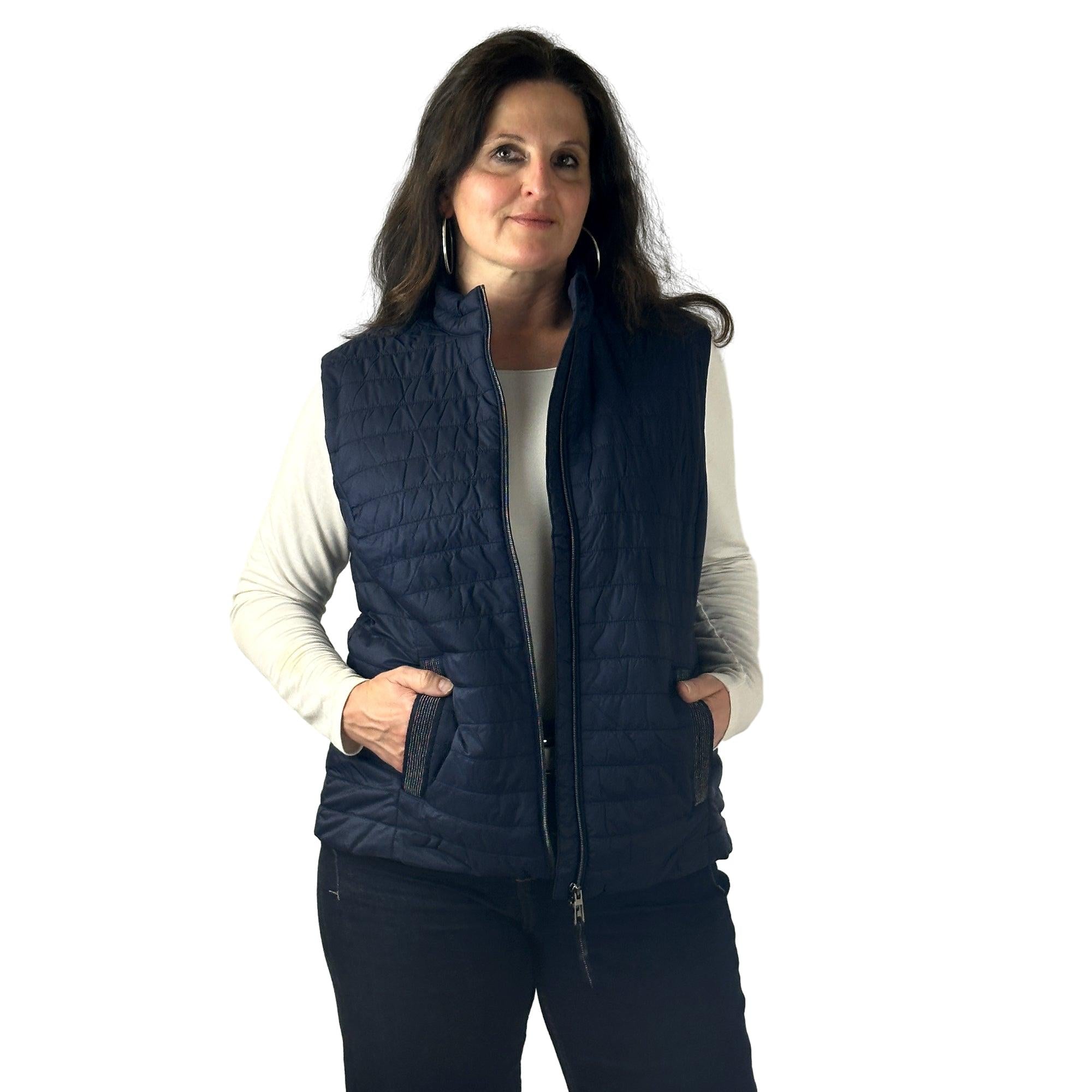 Weste aus Stepp. Mode von Rabe. Seidel Moden Onlineshop