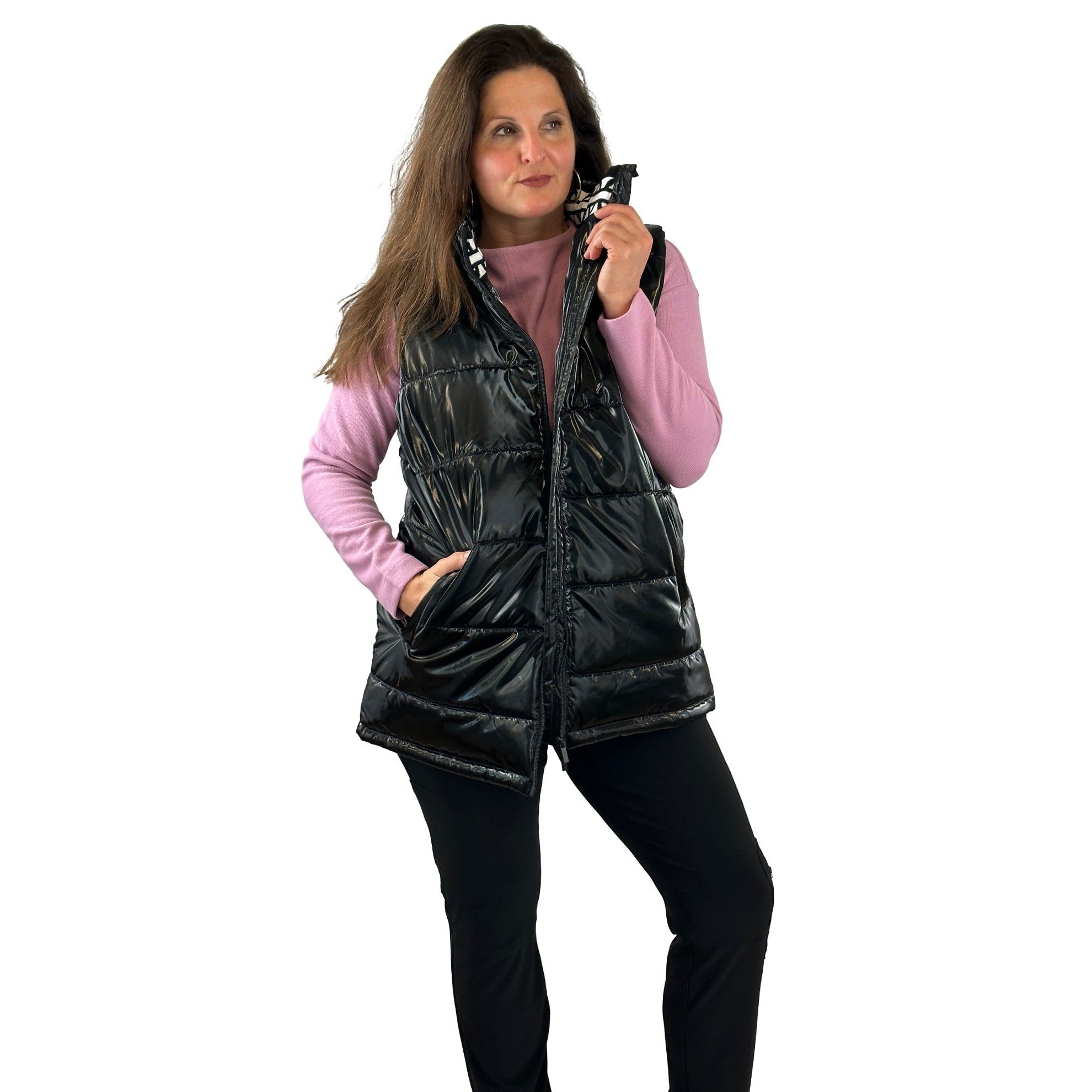 Weste mit glänzender Beschichtung. Mode von See You. Seidel Moden Onlineshop