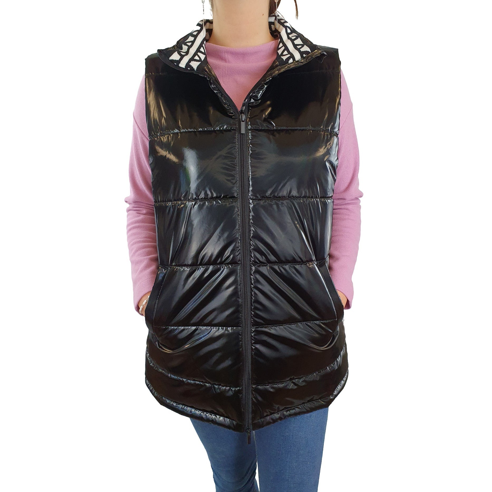 Weste mit glänzender Beschichtung. Mode von See You. Seidel Moden Onlineshop