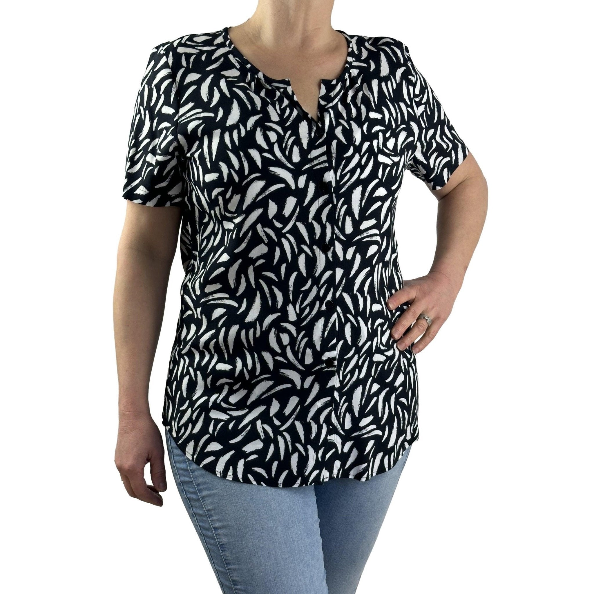 Bluse mit Allover-Print. Mode von Seidel. Seidel Moden Onlineshop