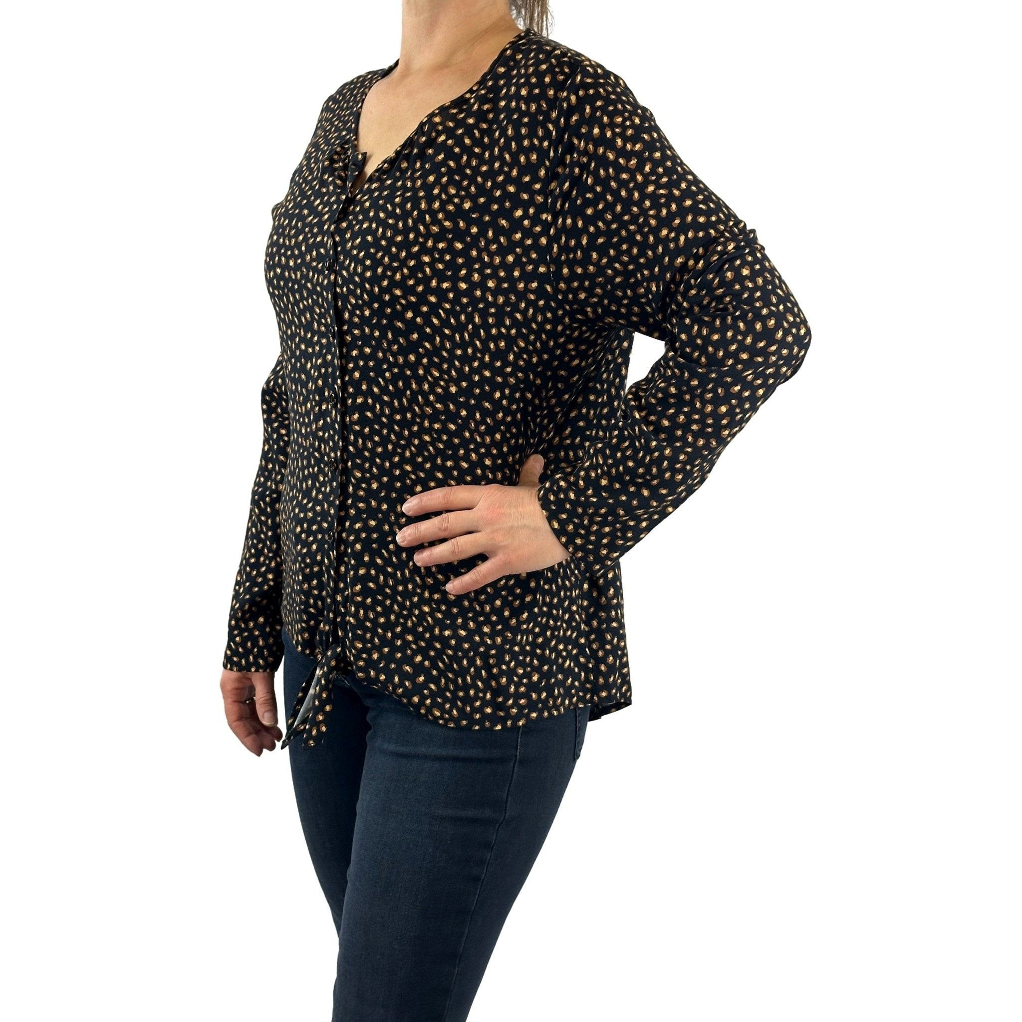 Bluse mit Knoten. Mode von Seidel. Seidel Moden Onlineshop
