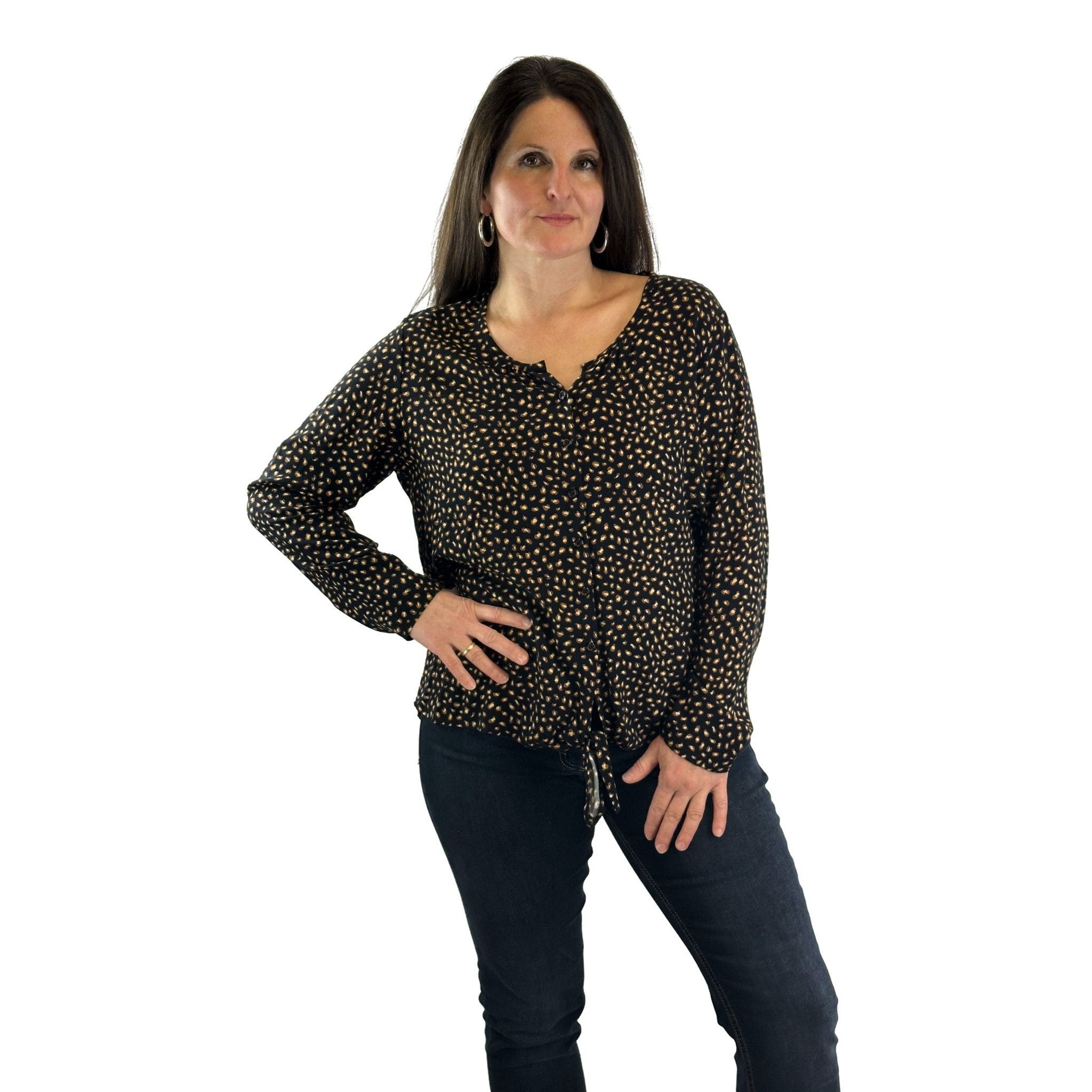 Bluse mit Knoten. Mode von Seidel. Seidel Moden Onlineshop