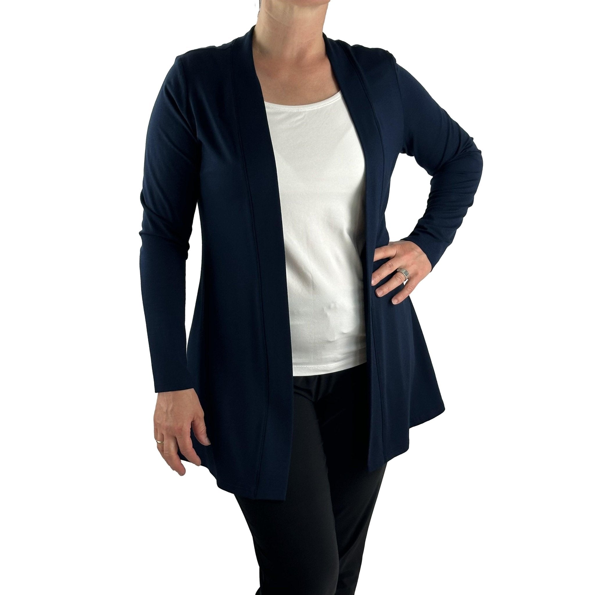 Cardigan in A-Form. Mode von Seidel. Seidel Moden Onlineshop