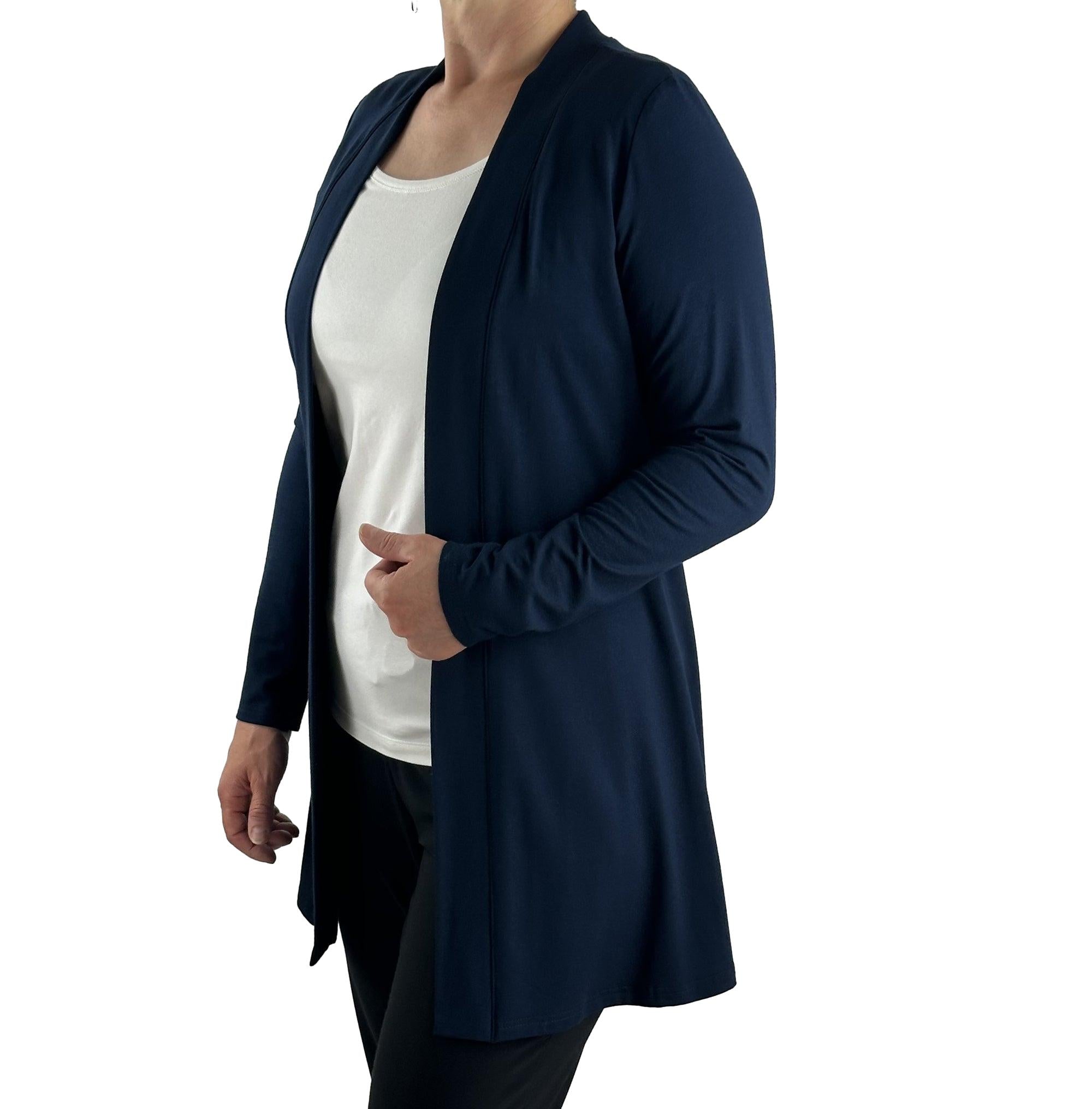 Cardigan in A-Form. Mode von Seidel. Seidel Moden Onlineshop
