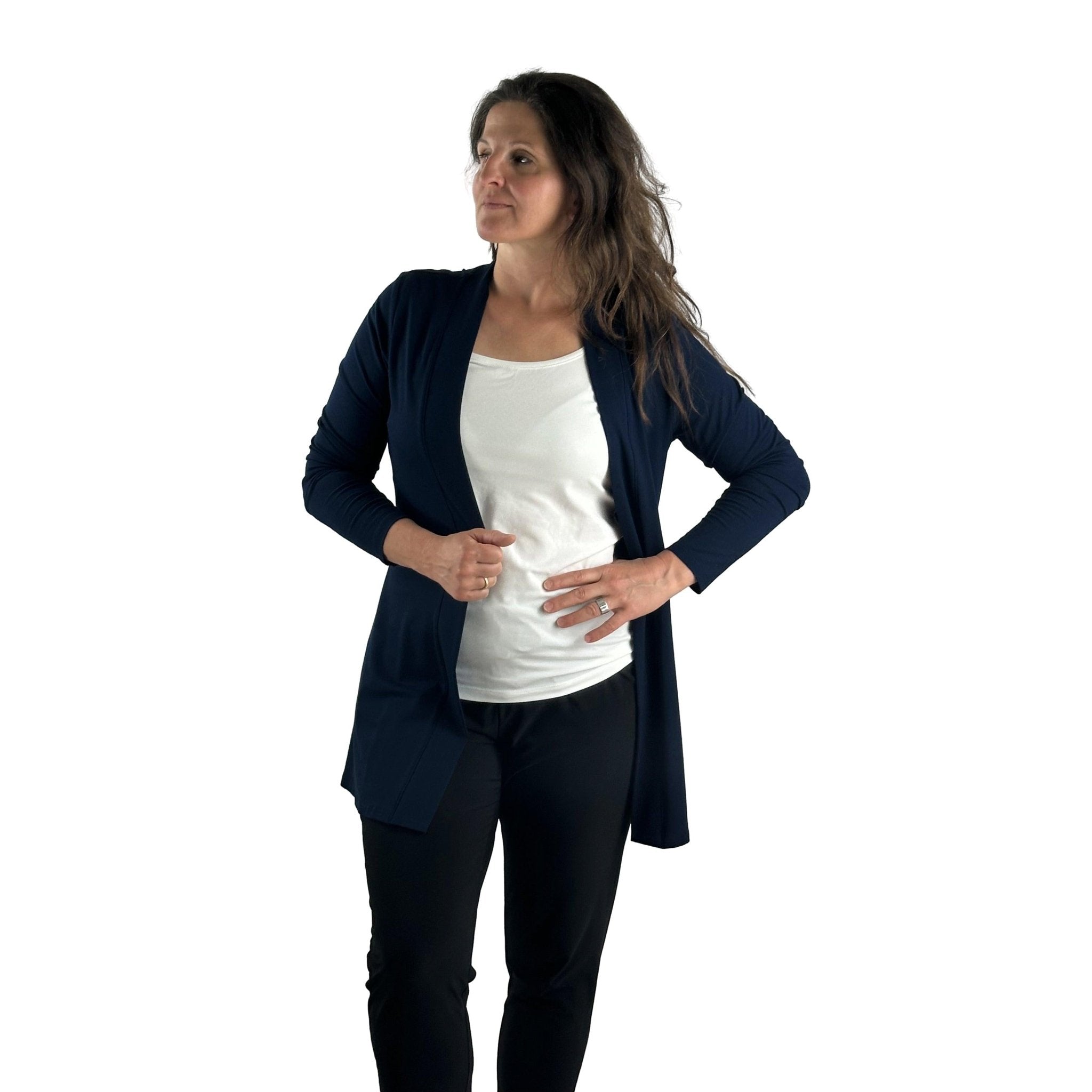 Cardigan in A-Form. Mode von Seidel. Seidel Moden Onlineshop