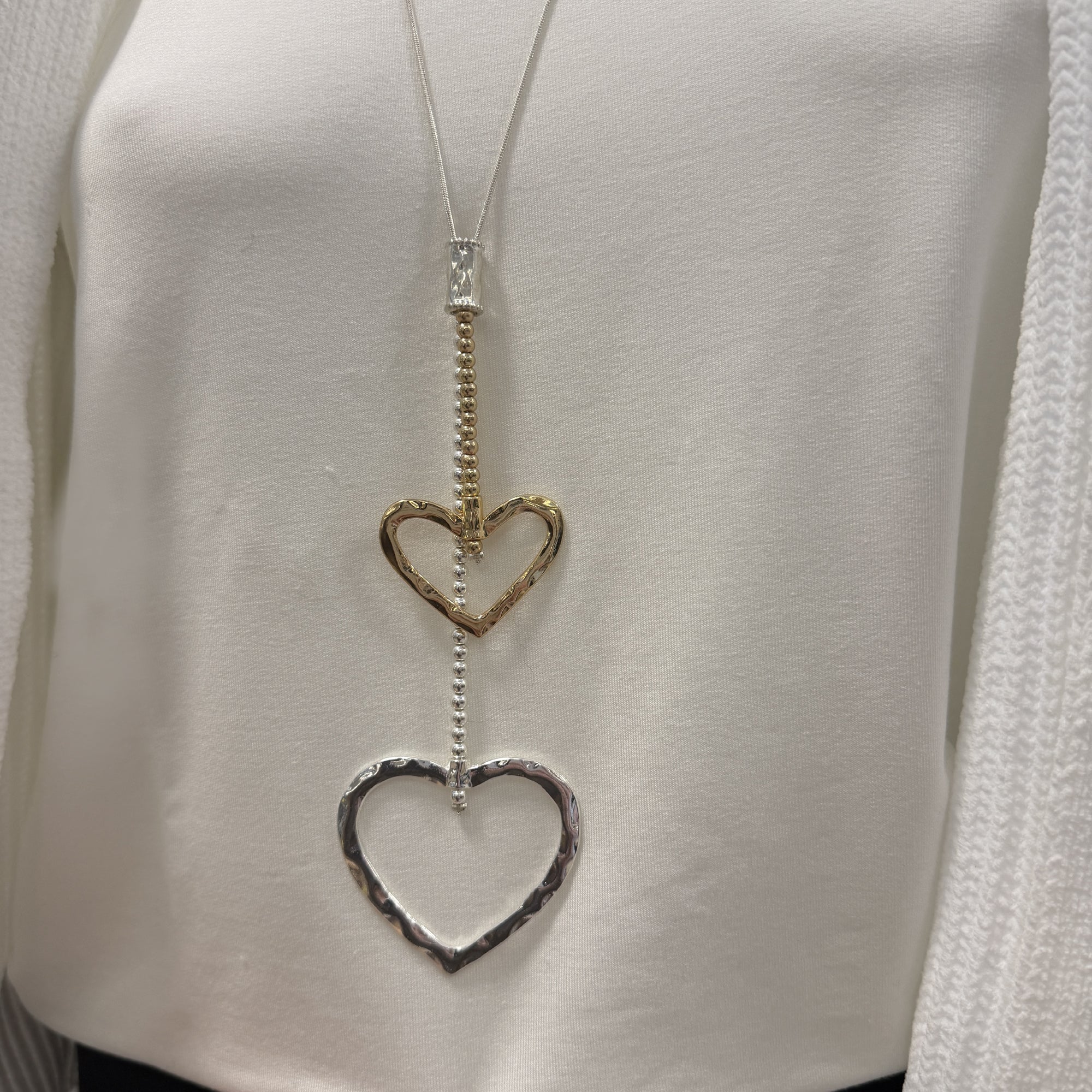 Kette mit Herzanhängern - Mode von Seidel Moden