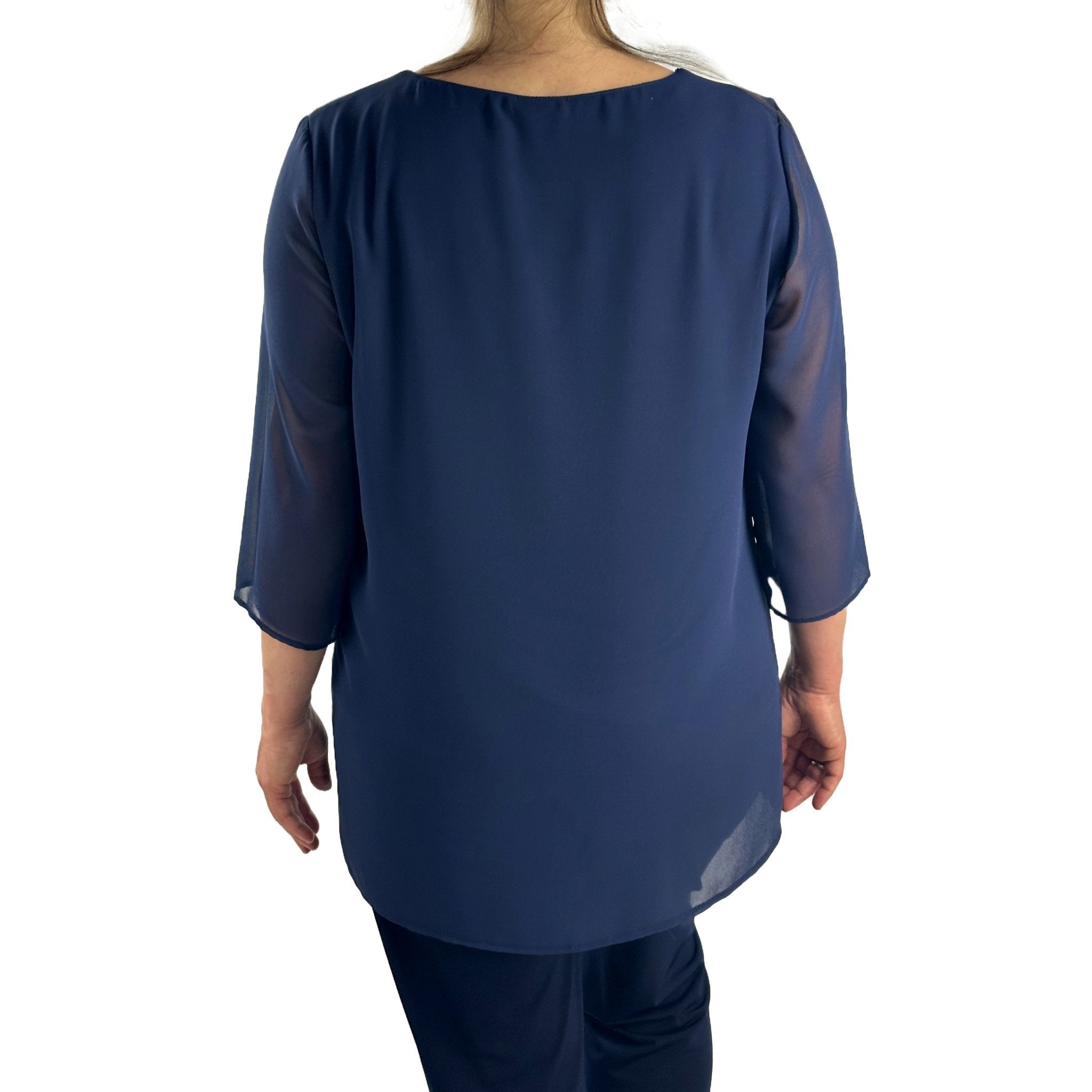 Blusenshirt mit 3/4 Ärmeln. Mode von Seidel. Seidel Moden Onlineshop