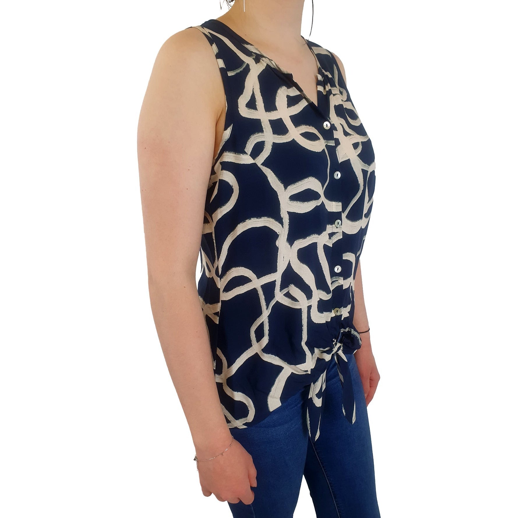 Blusenshirt zum Knoten. Mode von Seidel. Seidel Moden Onlineshop