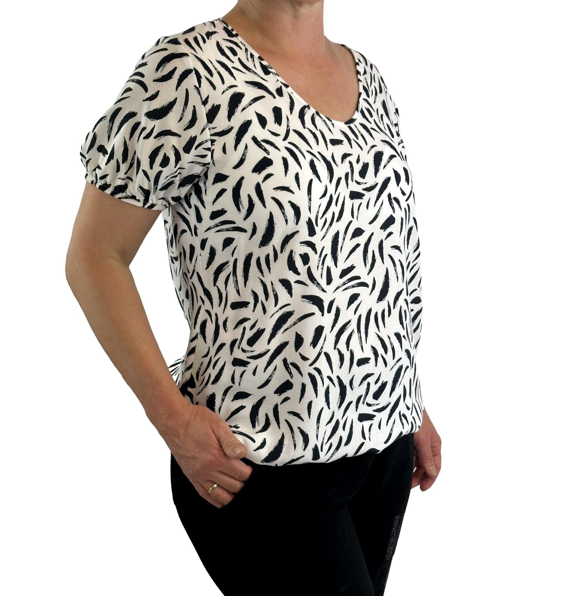 Blusenshirt mit Print. Mode von Seidel. Seidel Moden Onlineshop