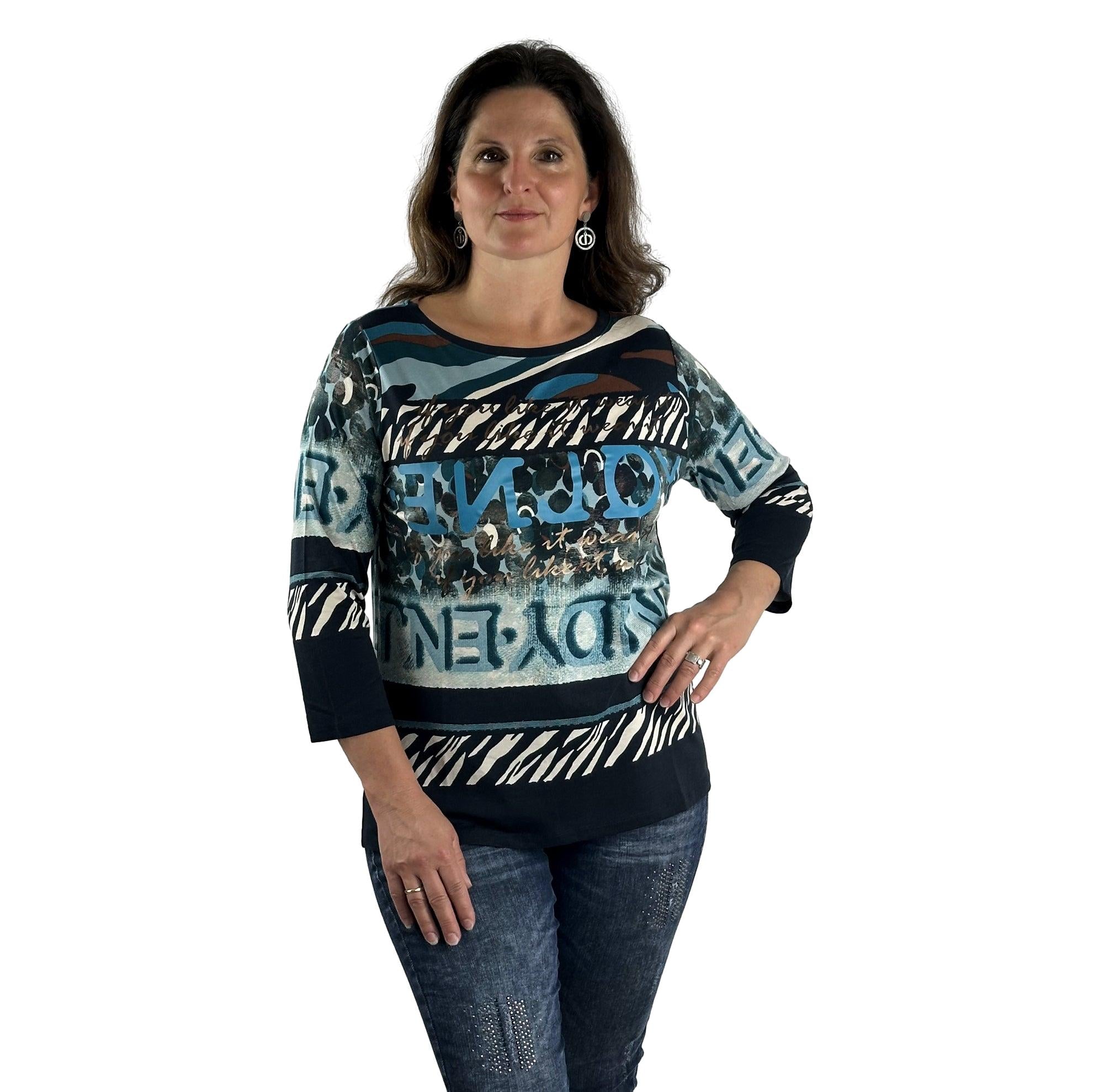 Shirt mit Allover-Print. Mode von Betty Barclay. Seidel Moden Onlineshop