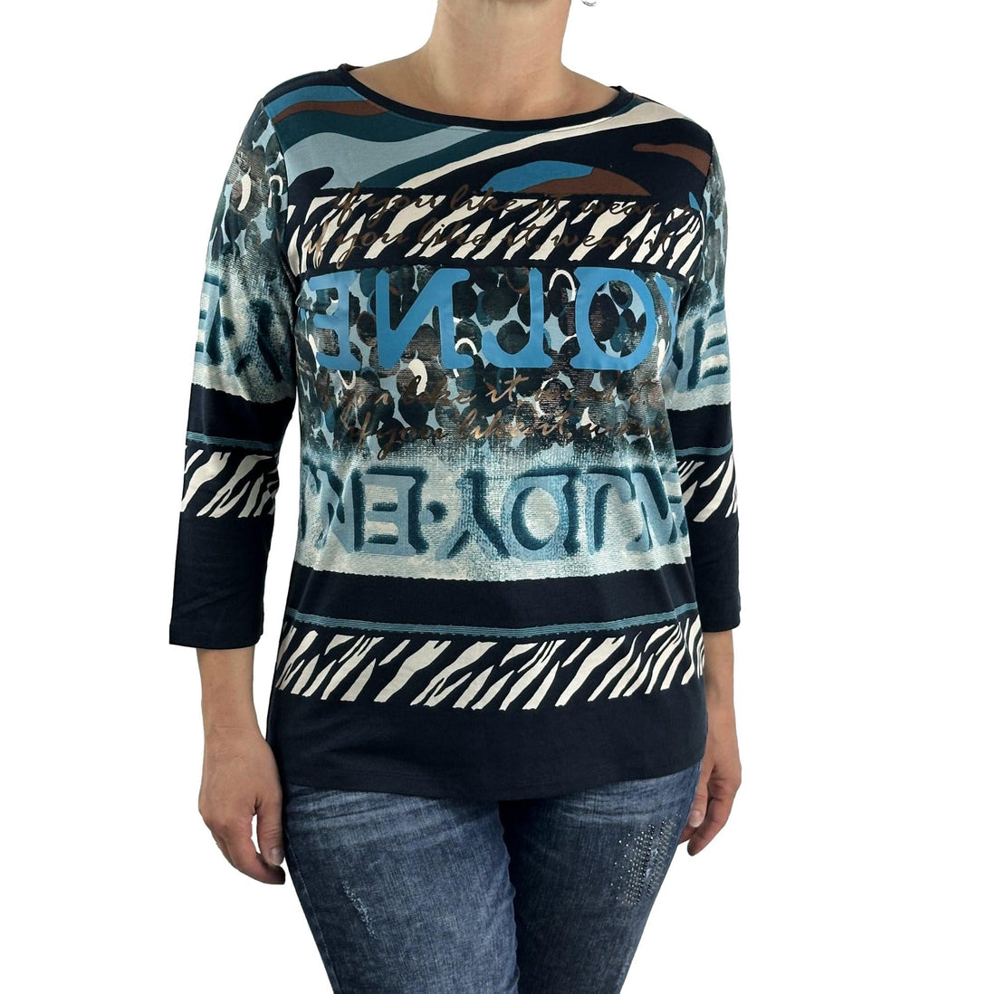 Shirt mit Allover-Print. Mode von Betty Barclay. Seidel Moden Onlineshop