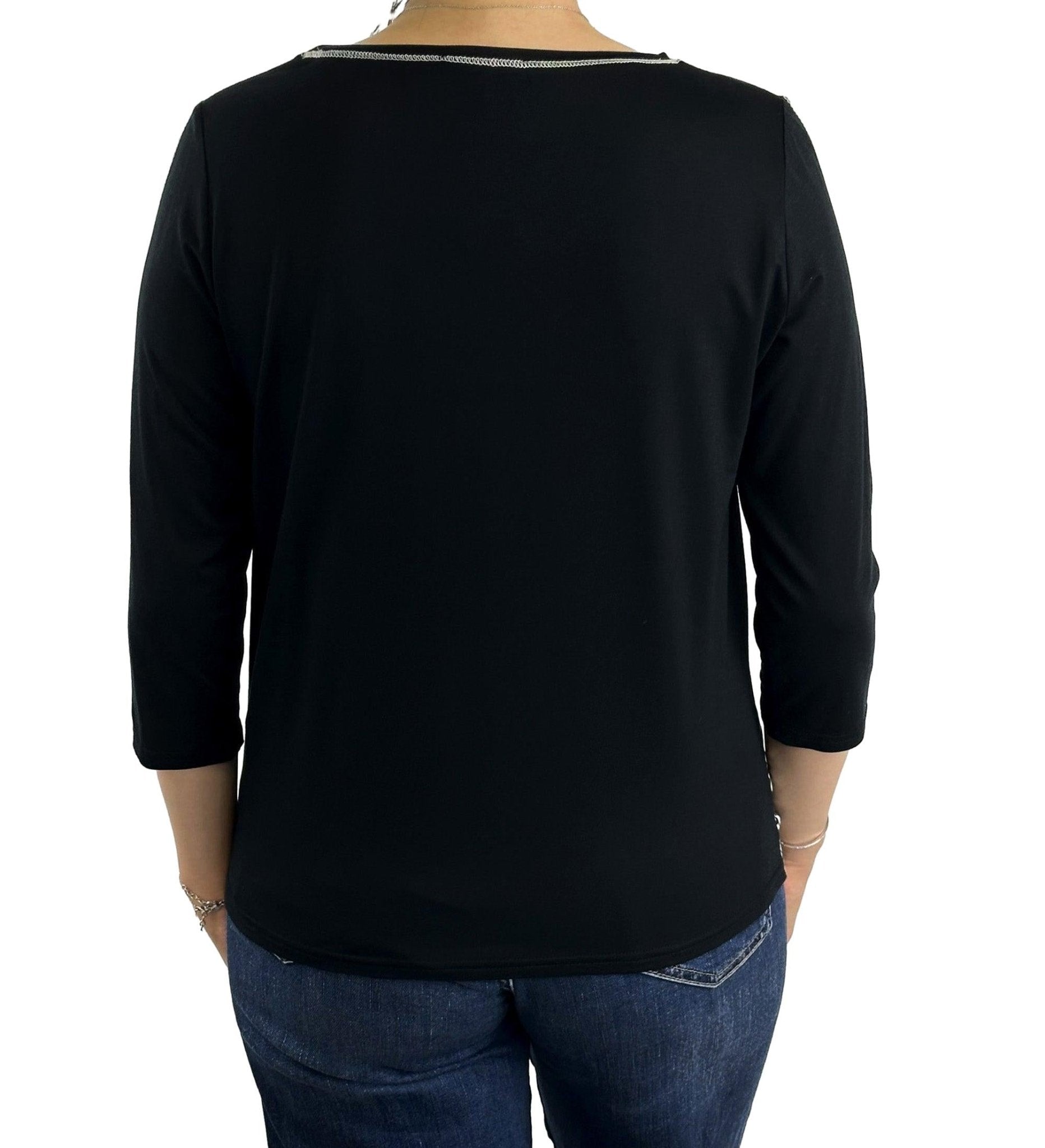 Shirt mit Front-Print und Muster. Mode von Frank Walder. Seidel Moden Onlineshop