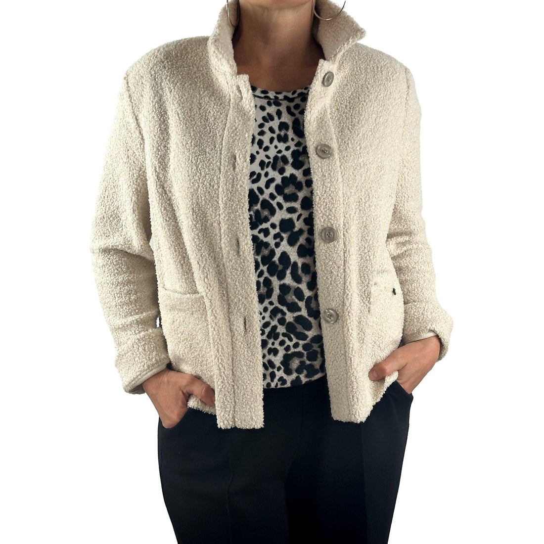 Blazer in Kuscheloptik. Mode von Sommermann. Seidel Moden Onlineshop