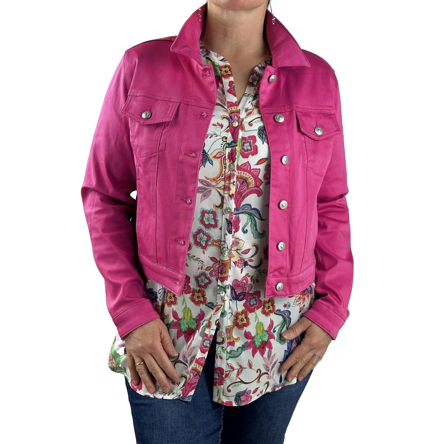 Jeansjacke aus Baumwoll-Qualität. Mode von Sommermann. Seidel Moden Onlineshop