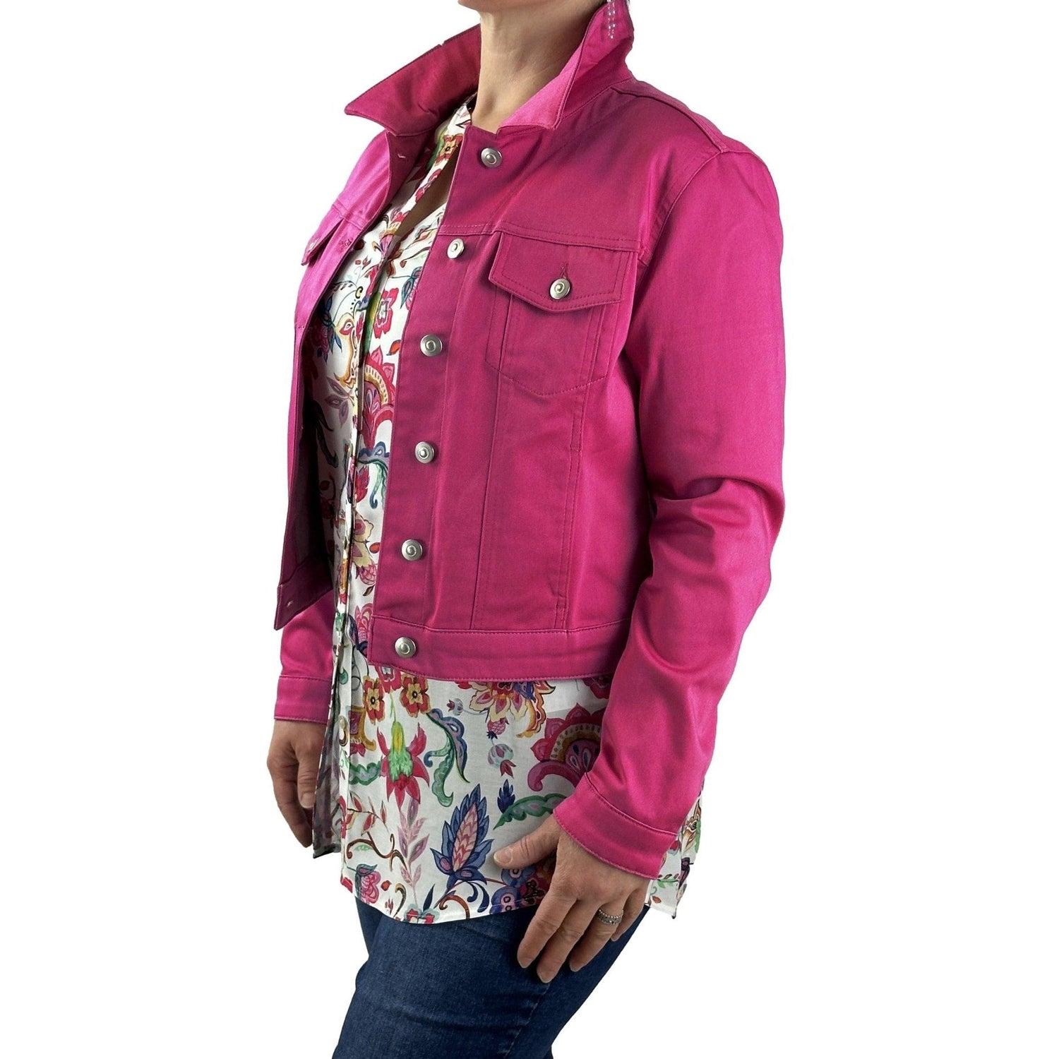 Jeansjacke aus Baumwoll-Qualität. Mode von Sommermann. Seidel Moden Onlineshop