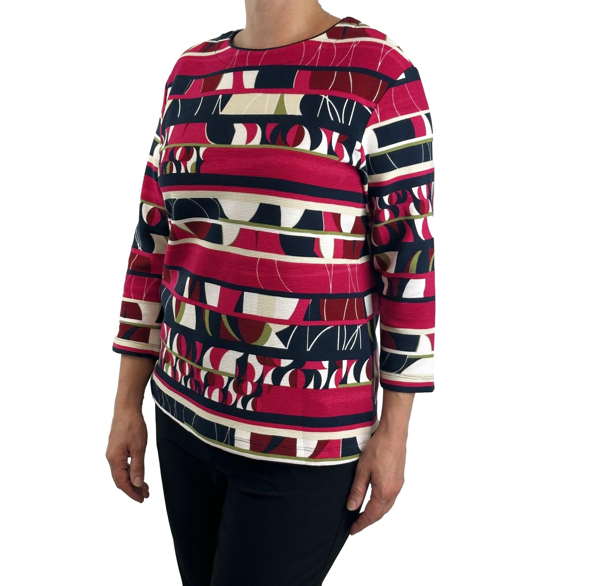 Sweatshirt mit Allover-Print. Mode von Rabe. Seidel Moden Onlineshop
