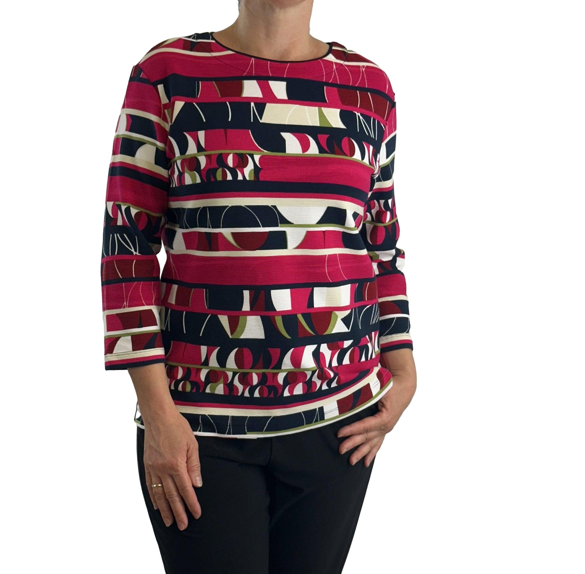 Sweatshirt mit Allover-Print. Mode von Rabe. Seidel Moden Onlineshop