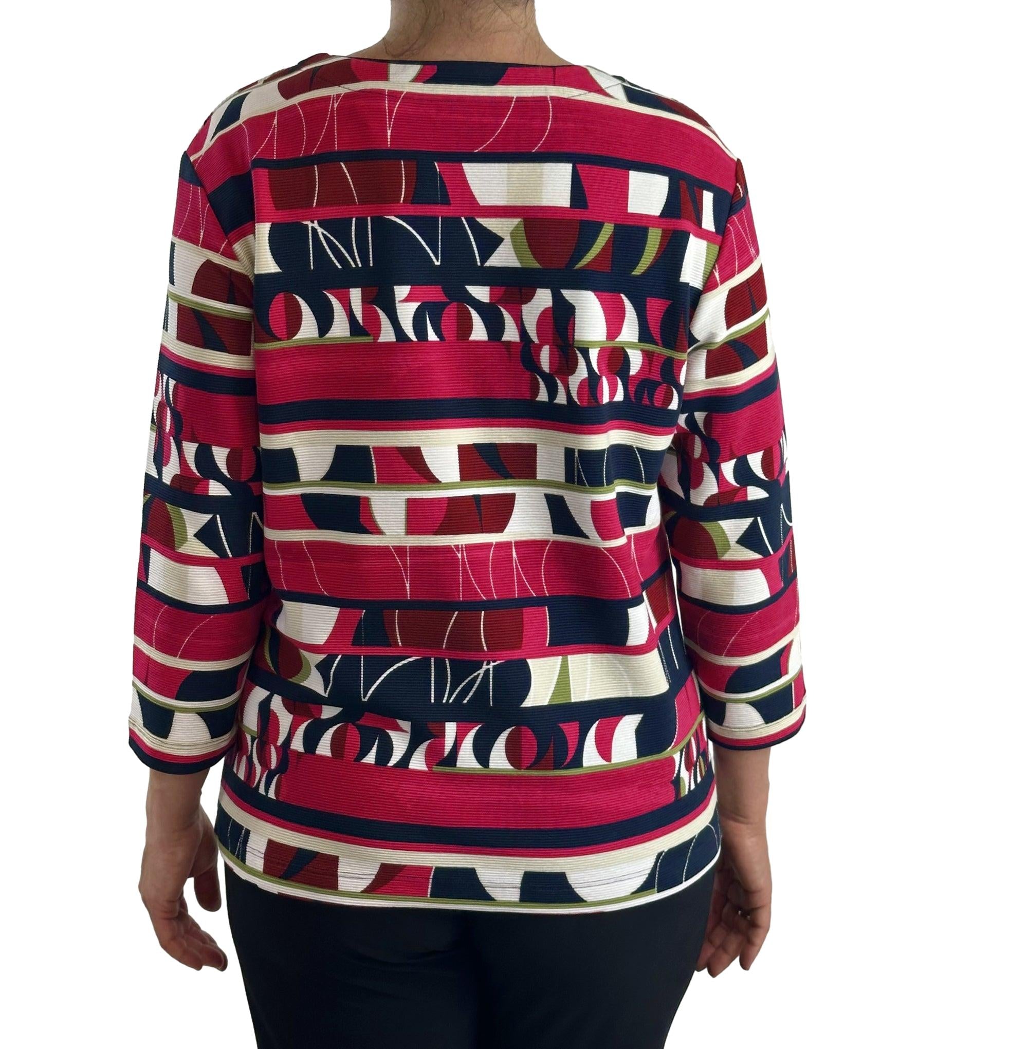 Sweatshirt mit Allover-Print. Mode von Rabe. Seidel Moden Onlineshop