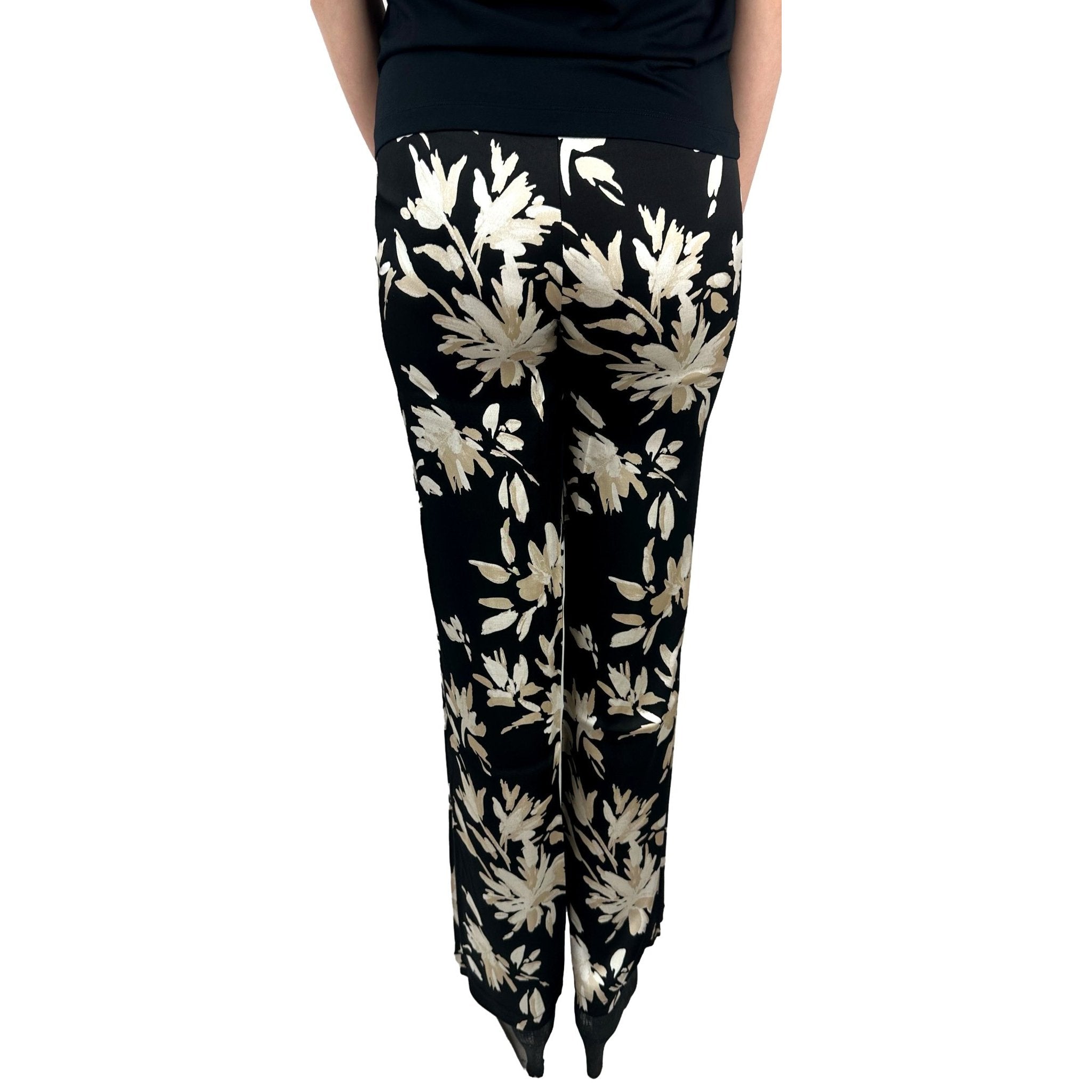 Hose in Satin-Optik mit floralem Print. Mode von Tamaris. Seidel Moden Onlineshop