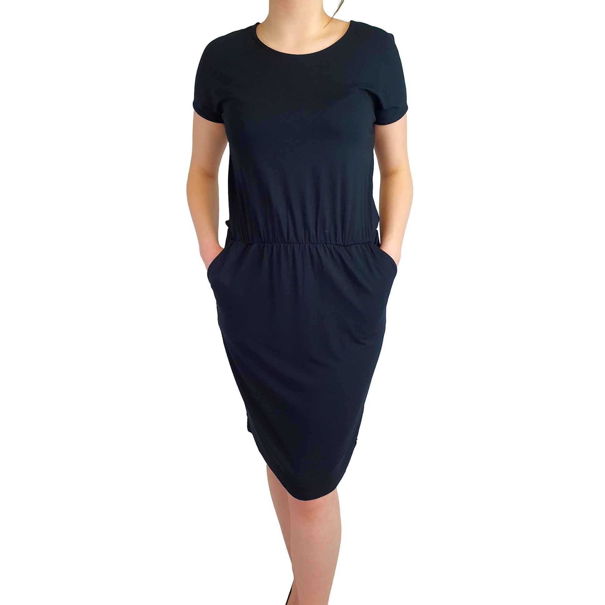 Kleid mit Stecktaschen. Mode von Tamaris. Seidel Moden Onlineshop