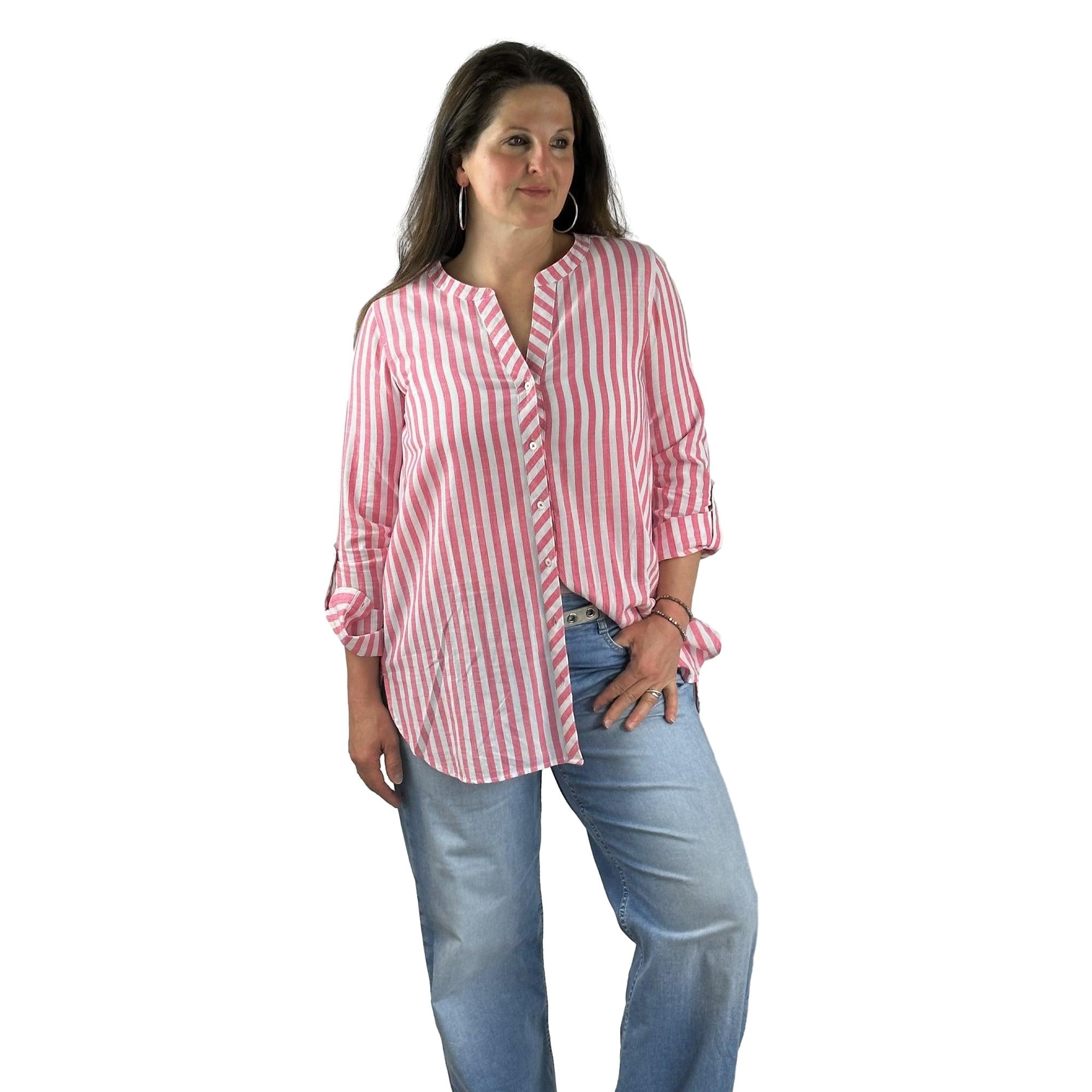Bluse mit Streifen. Mode von Via Appia. Seidel Moden Onlineshop