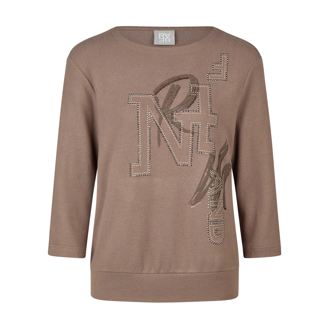 Sweatshirt mit Strass