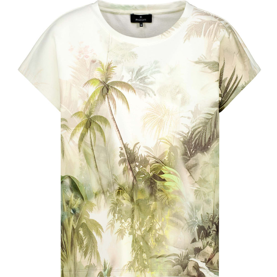 T-Shirt mit tropischen Print