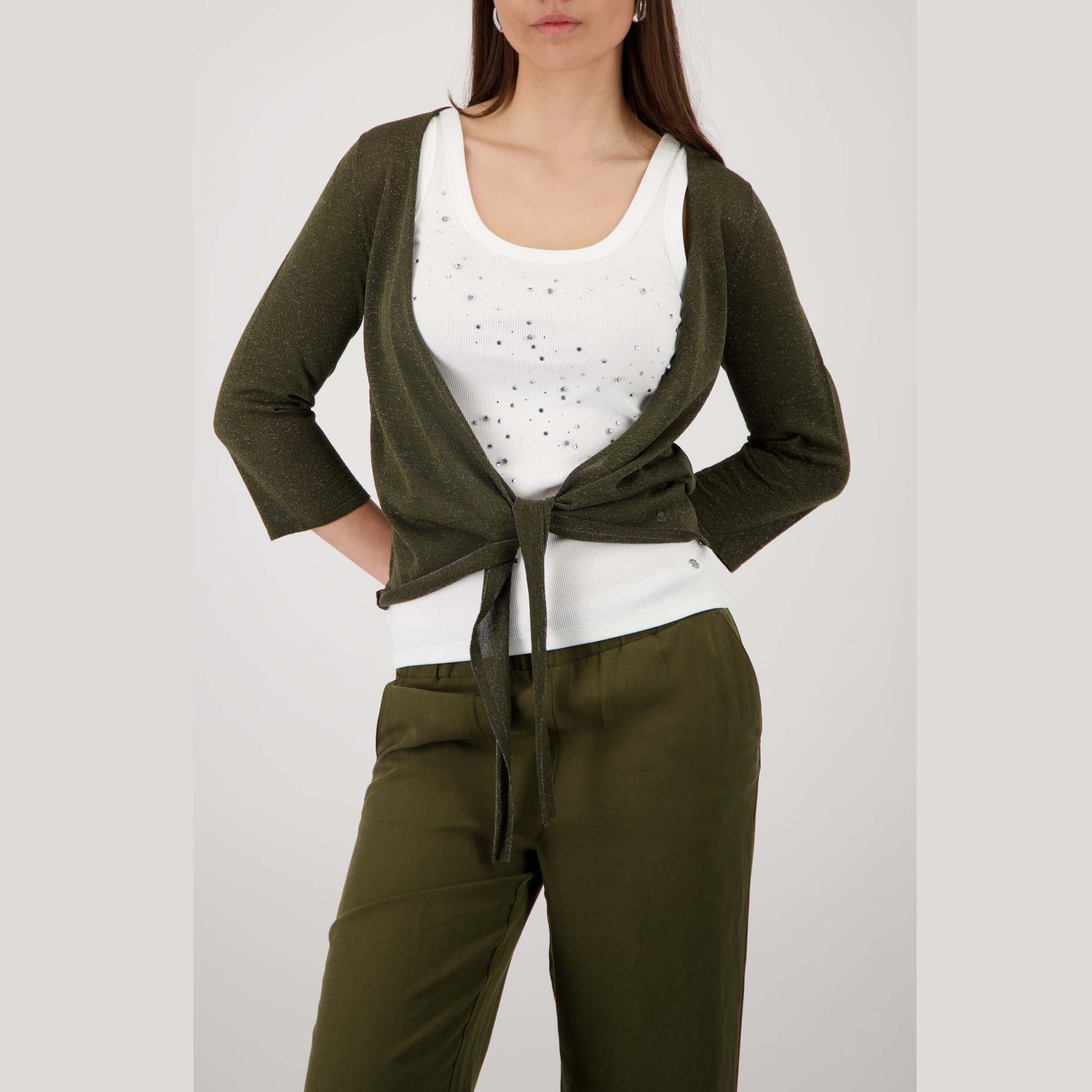 Stricküberwurf mit Lurex