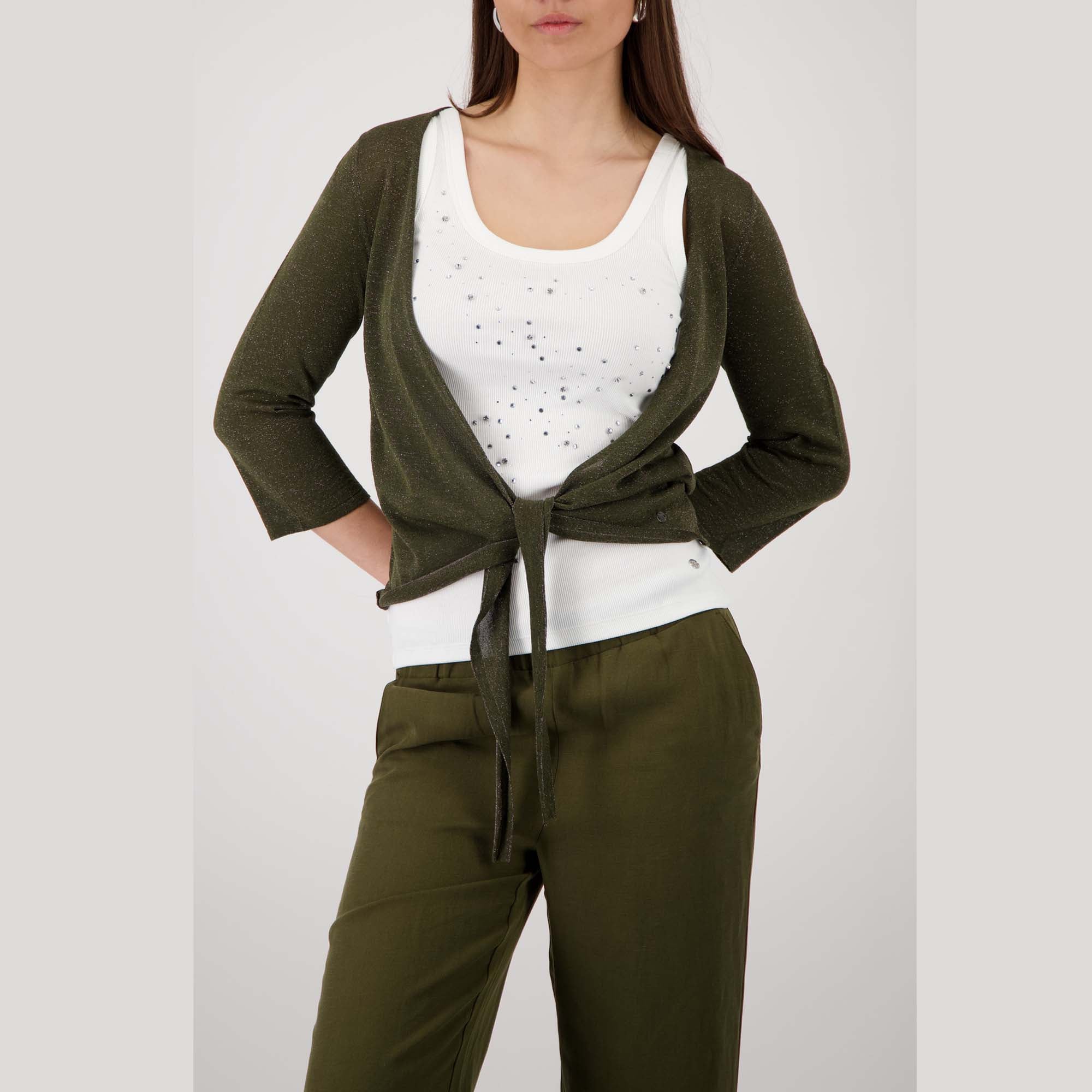 Stricküberwurf mit Lurex