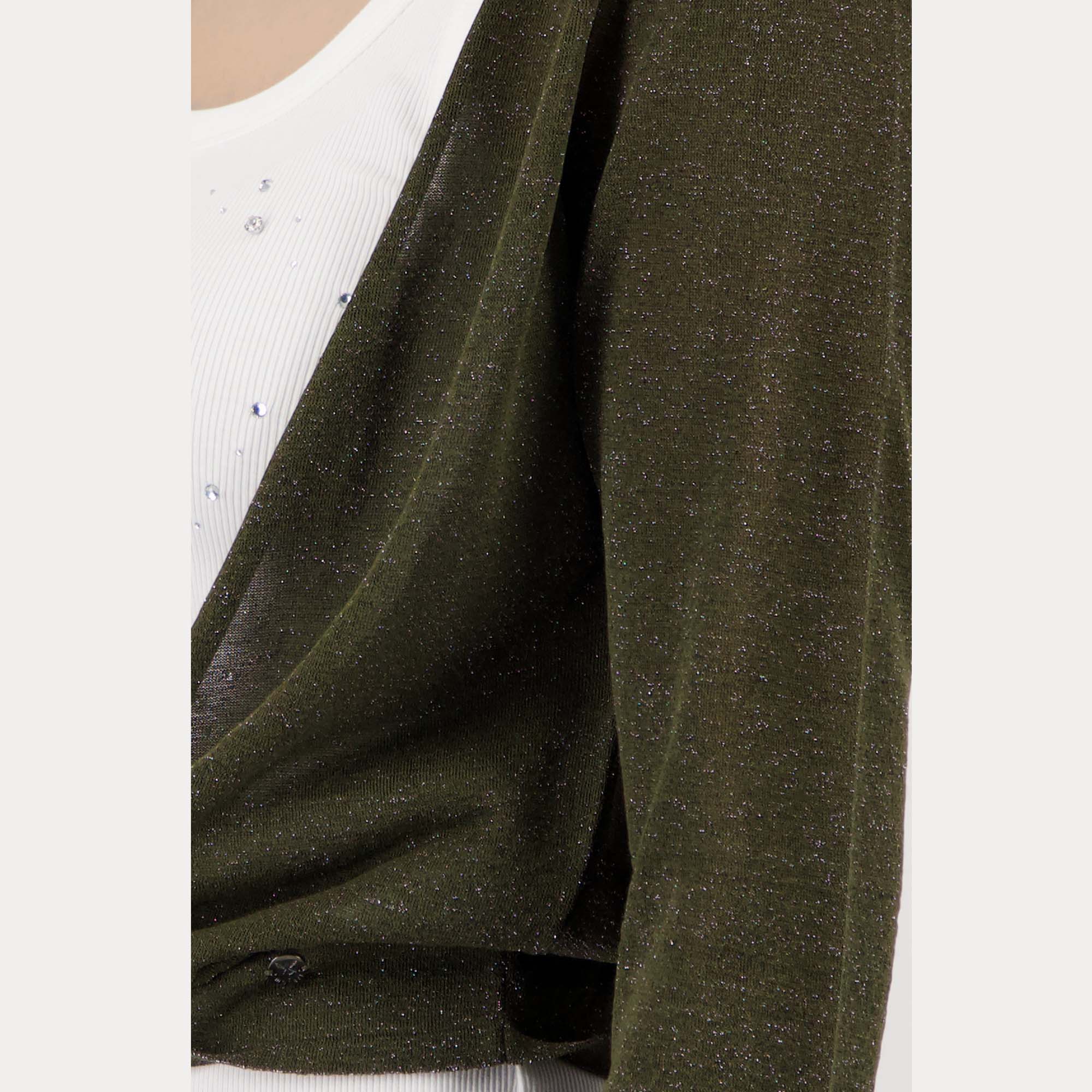 Stricküberwurf mit Lurex