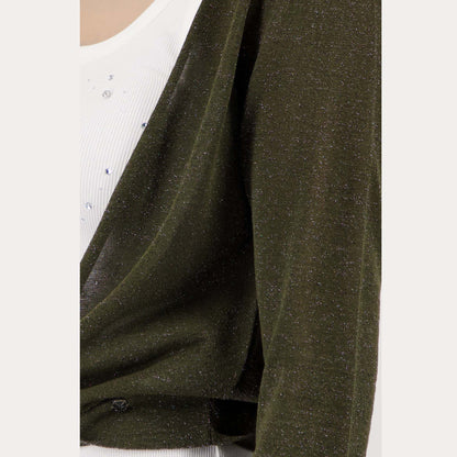 Stricküberwurf mit Lurex
