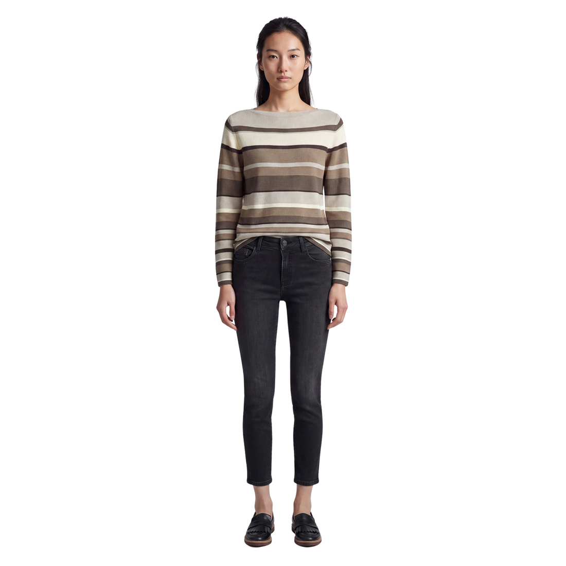 Pullover mit Streifen