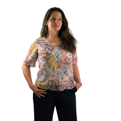 Bluse mit Blumenmuster - Mode von Sommermann